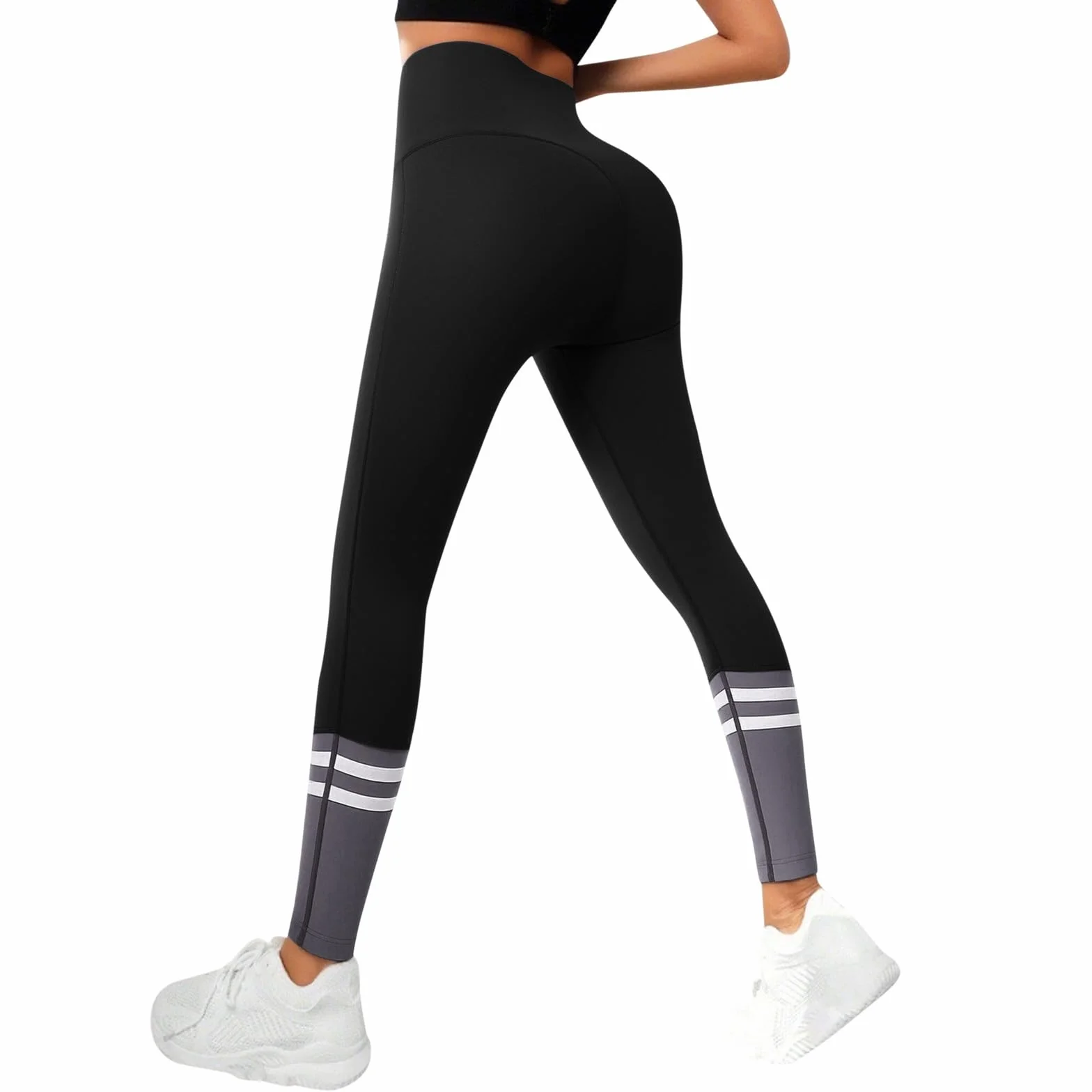 Damskie legginsy 3D, kompresyjne legginsy antycellulitowe, bez trudu zdefiniuj swoją sylwetkę, spodnie kompresyjne z wysokim stanem