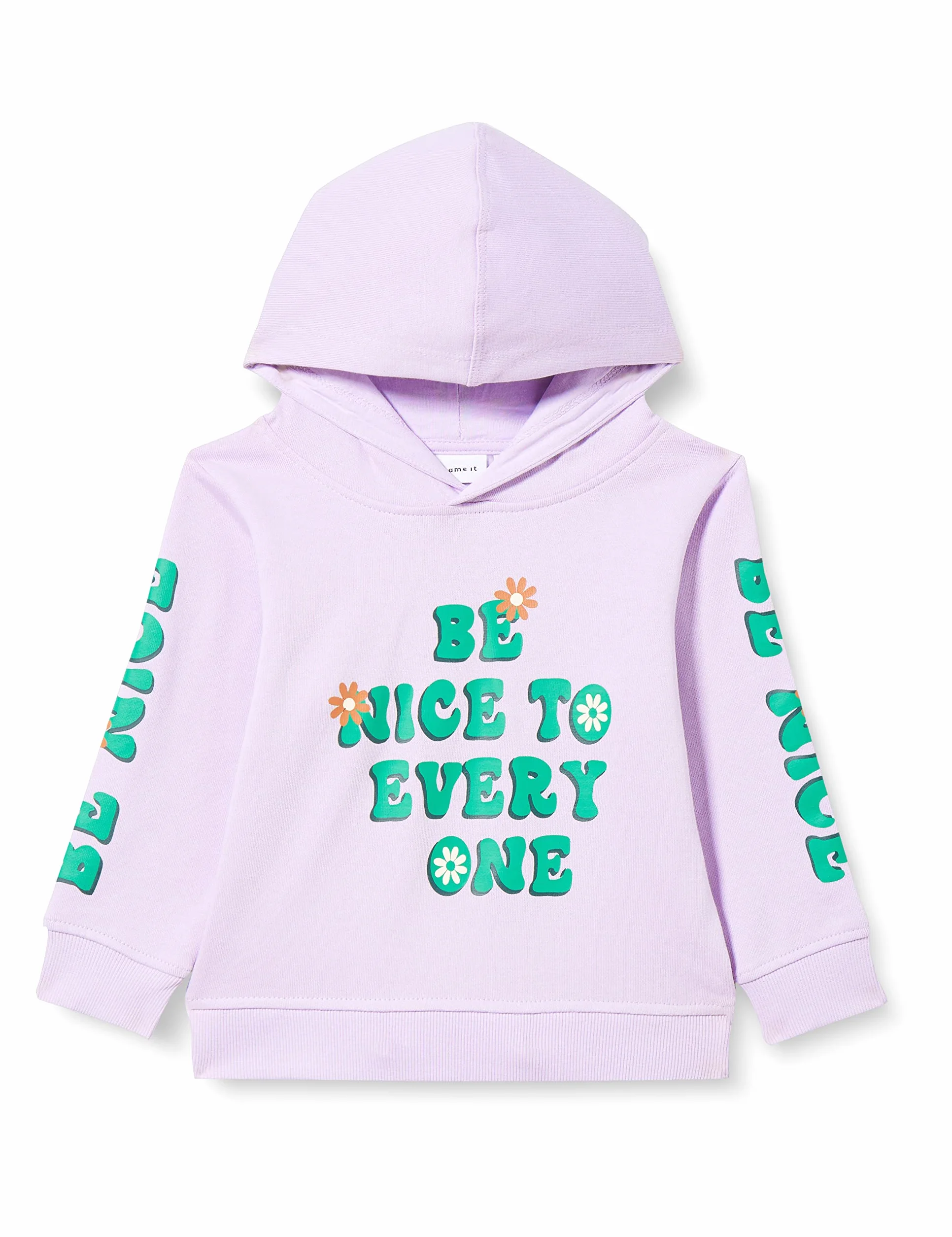 NAME IT Dziewczęca bluza Nmfsilke Sweat Bru, orchid petal, 110 cm
