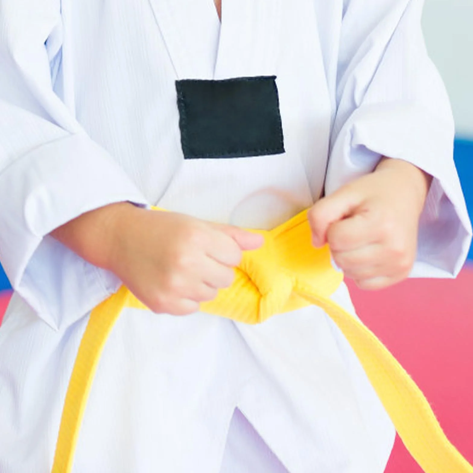 2 szt. sztuk walki Taekwondo Pasy do Karate, 260 cm Pas sportowy do Judo i Taekwondo, bawełniany pasek karate dla dzieci dorosłych, profesjonalny pas Taekwondo żółty