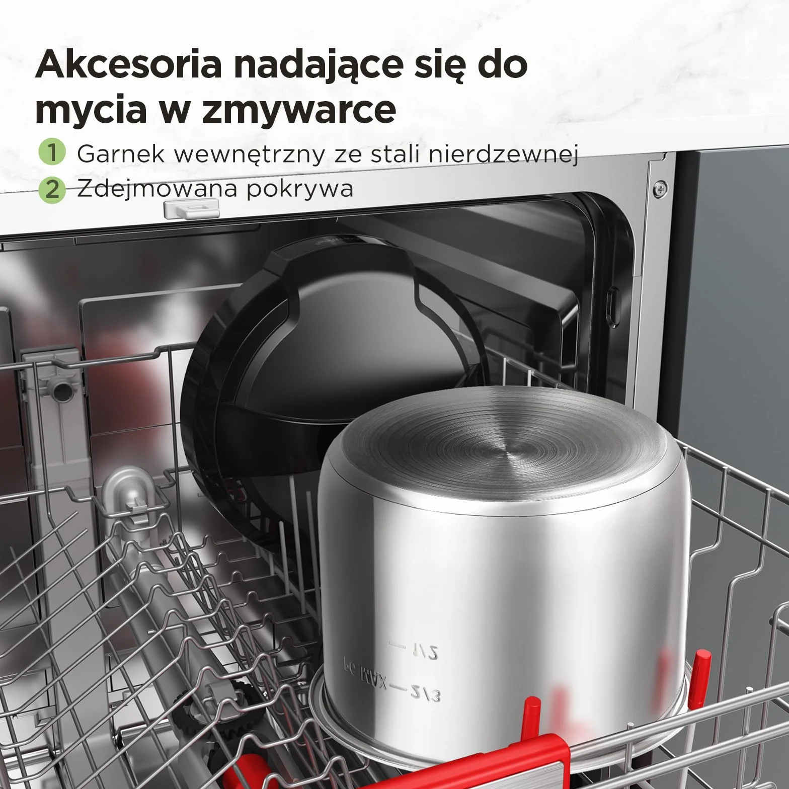 Midea Szybkowar Elektryczny 9w1 12 Ustawień Stal Nierdzewna 8 Litrów