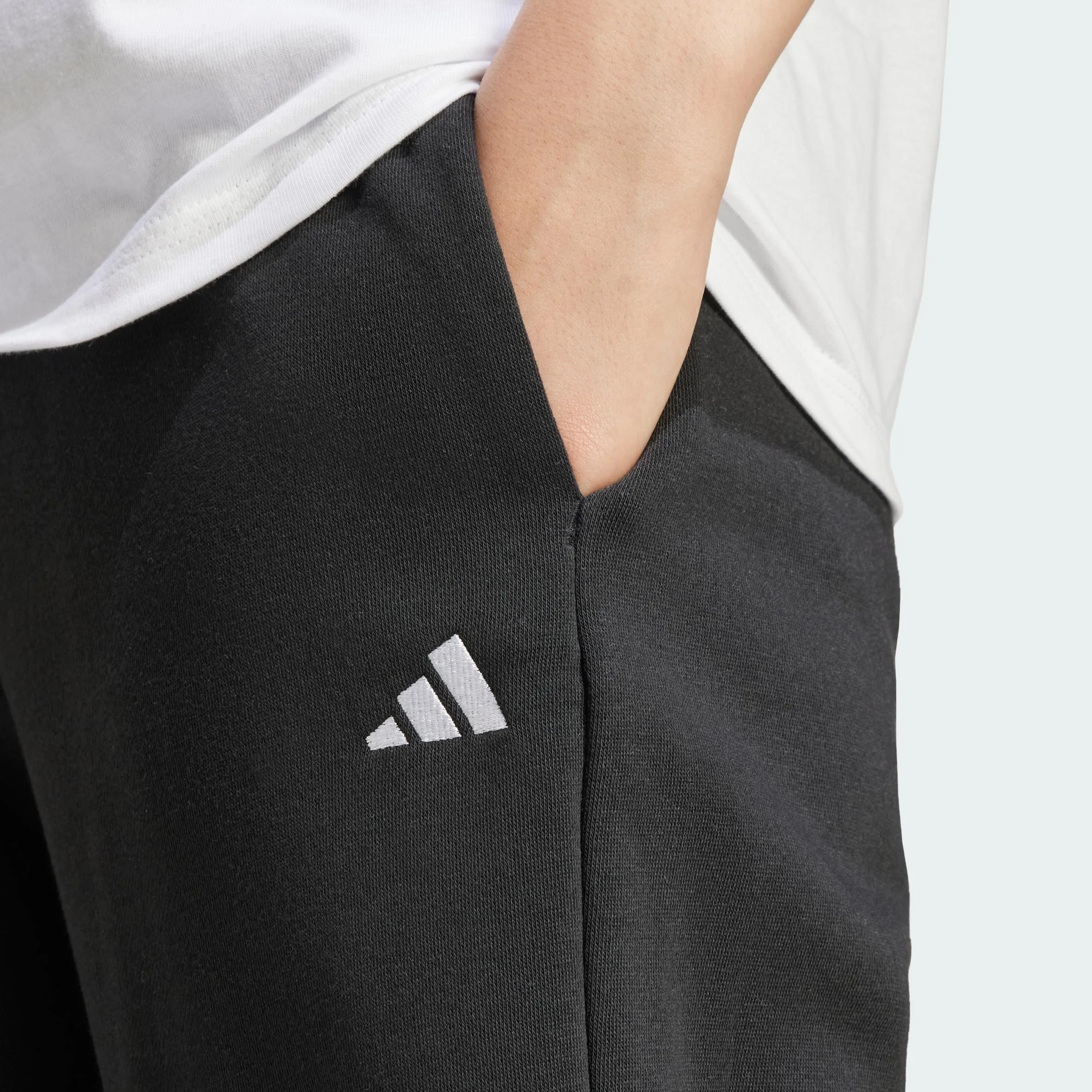 adidas Essentials Small Logo Feel Cozy Open Hem Pants - Spodnie Kobiety