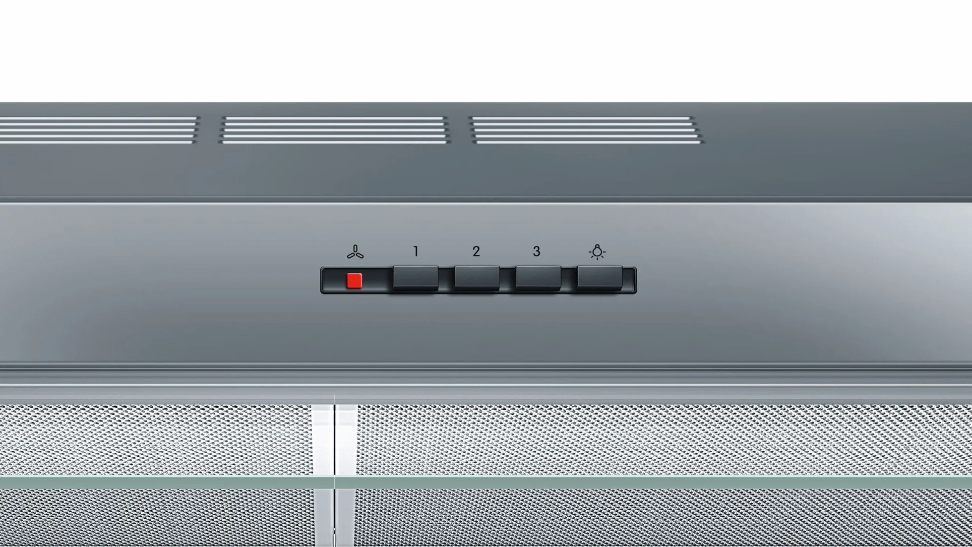 Bosch DUL63CC50 okap kuchenny z serii 4 podtynkowy, 1 silnik i 3 prędkości ssania, oświetlenie LED, 60 cm, 146 W, stal nierdzewna