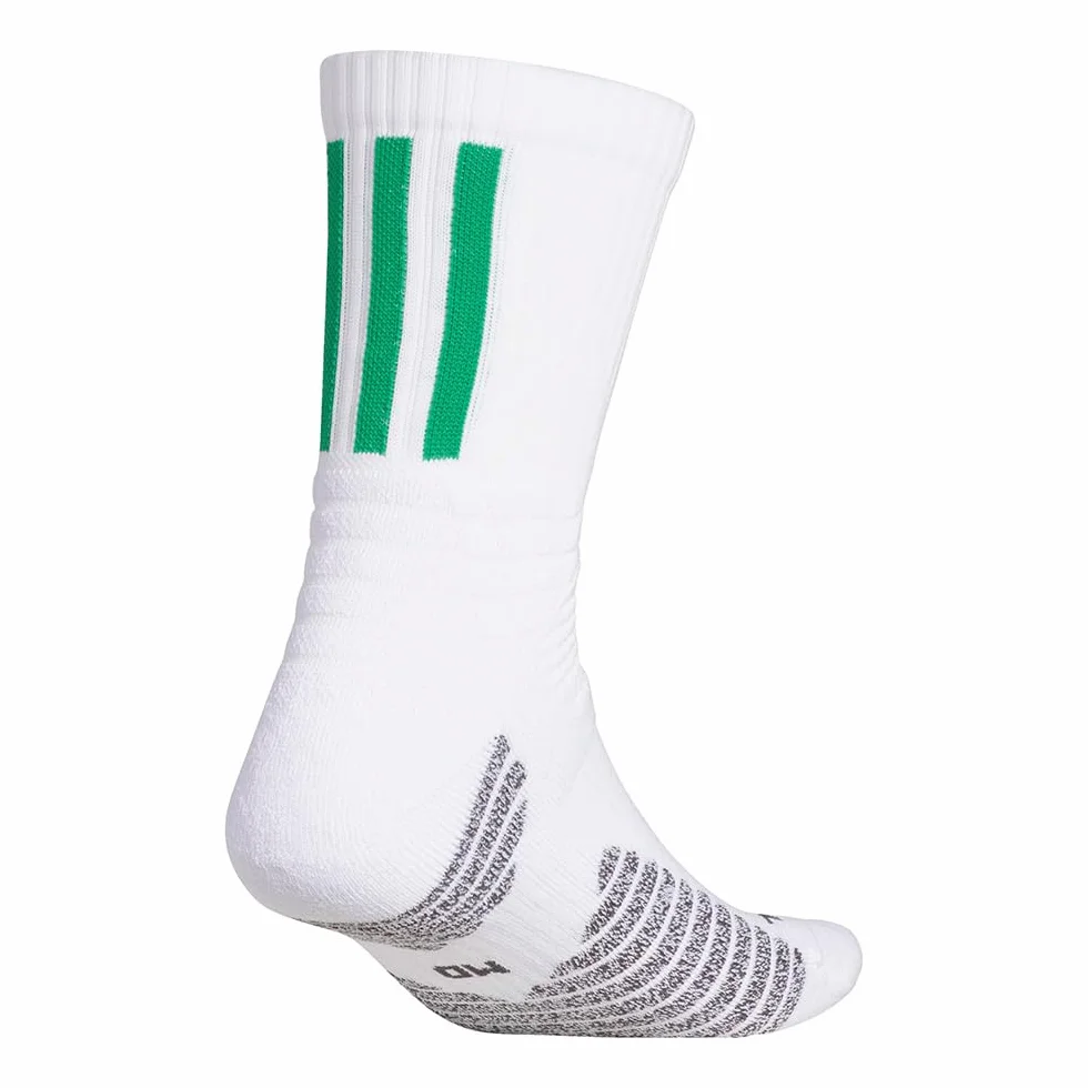 adidas Mezczyzni Crew Socks, white/team green, 42-45