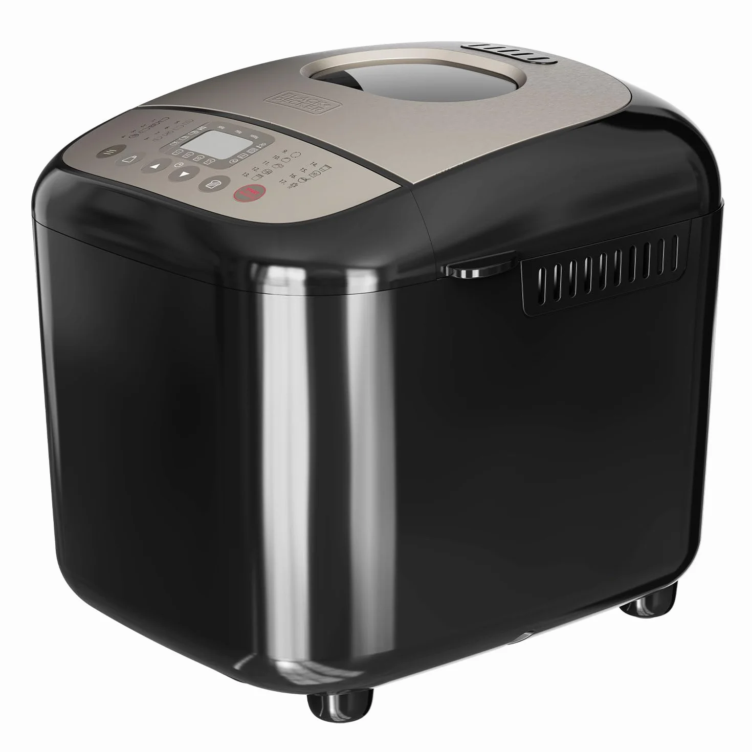 Black+Decker BXBM600E wypiekacz do chleba 600 W 500 g 750 g 1 kg 17 programów programowalny 15 godzin zdejmowane wiadro