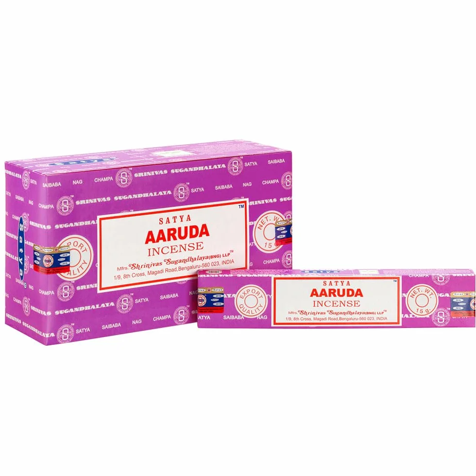 Kadzidełko aaruda Satya 12uds x 15 gr - 180gr -