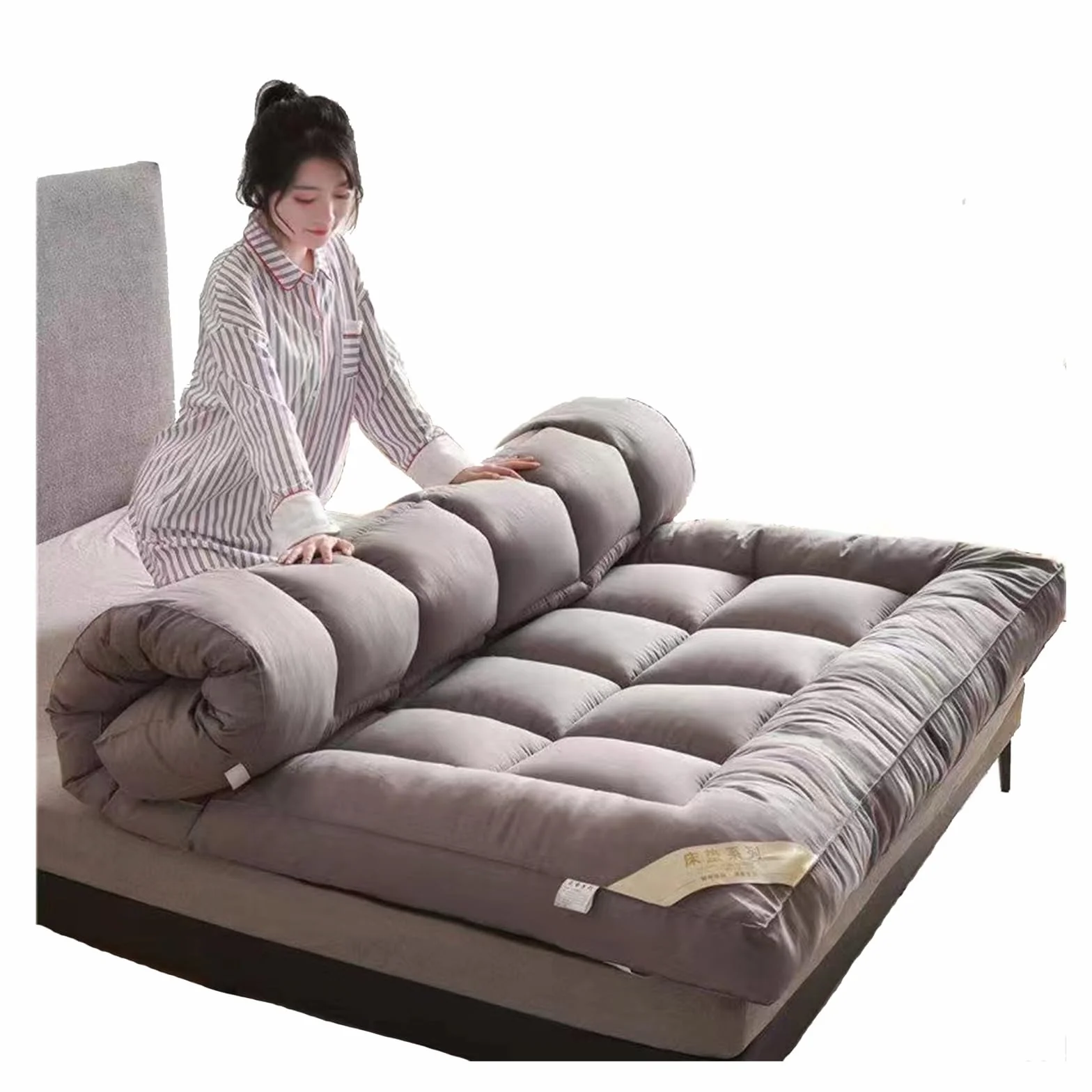 Materac podłogowy składany japoński futon tatami 10 cm 90x200 cm