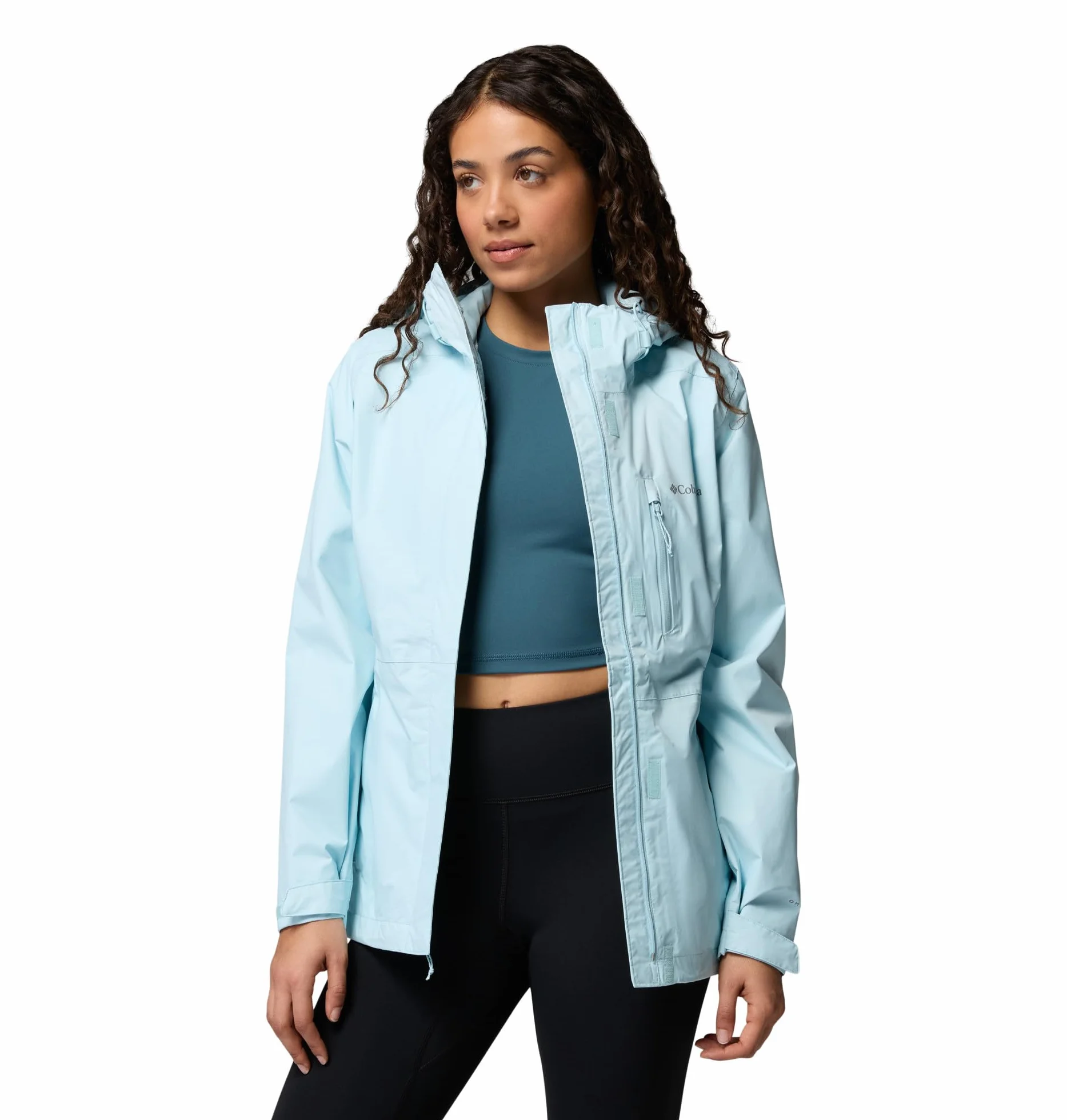 Columbia Wodoodporna kurtka przeciwdeszczowa Kobiety Pouring Adventure 3 Jacket