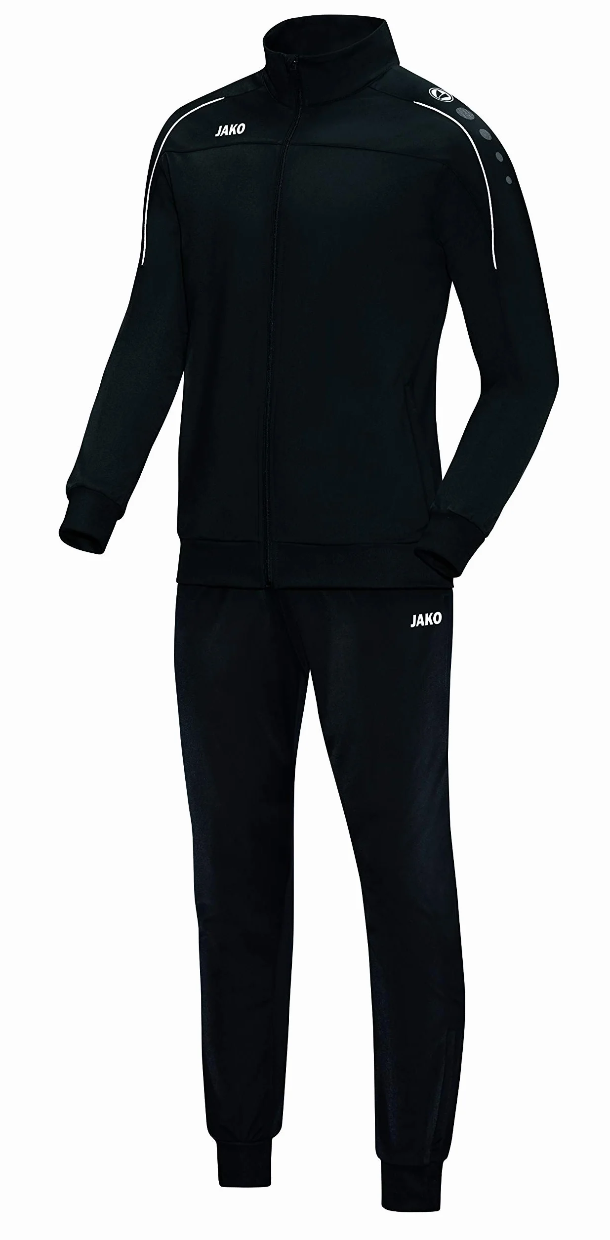 JAKO Dziecięcy dres treningowy, uniseks, poliester, Classico, czarny, 128