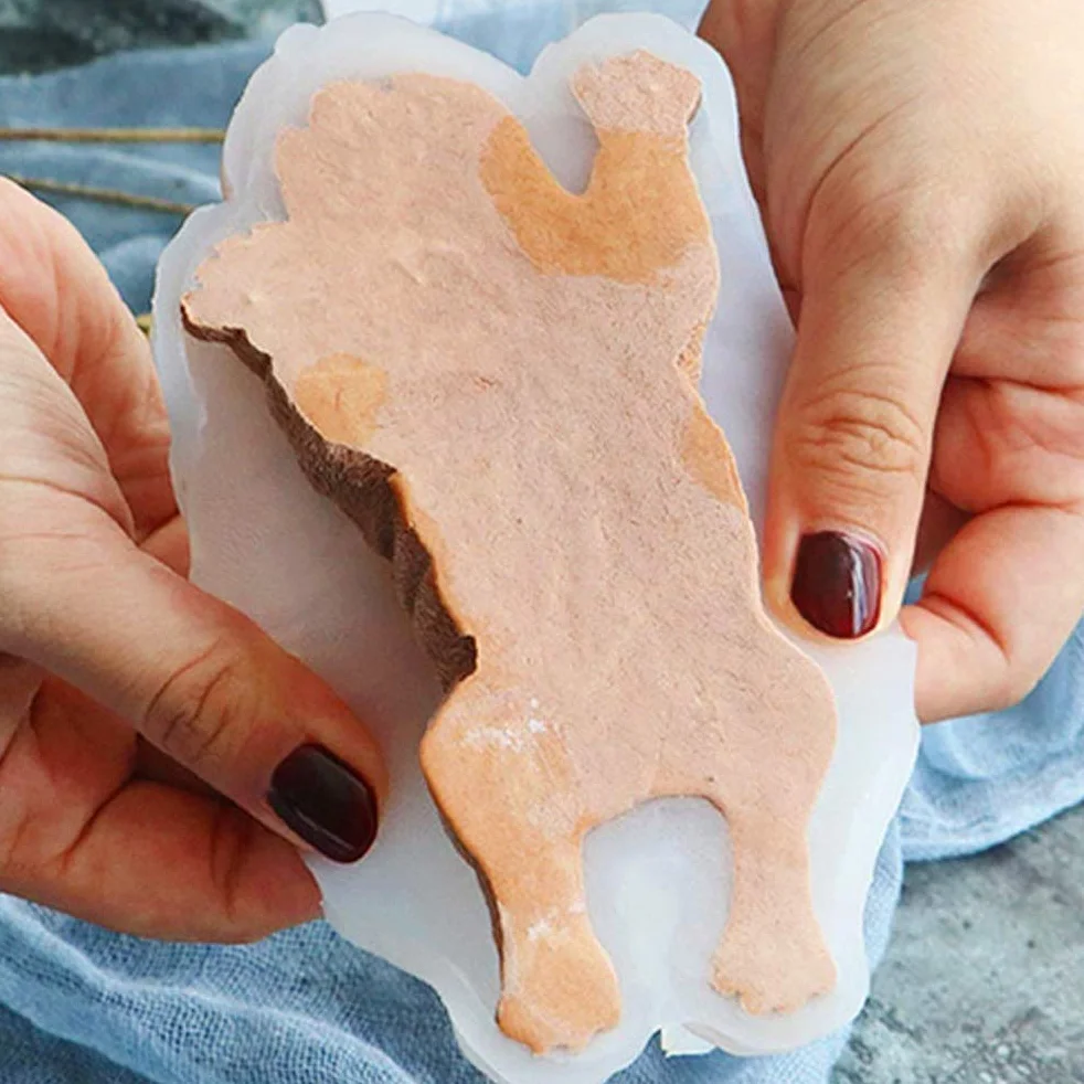 Silikonowa forma 3D Shar Pei DIY dekoracja ciasta musu czekoladowy lody kremowe