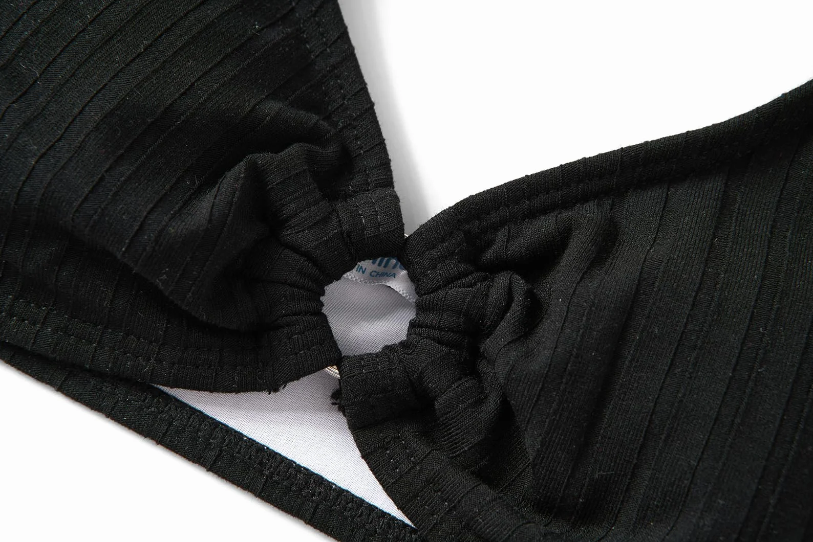 Arshiner Dziewczęce Bikini Zestaw żebrowany dla dziewczynek Lato Dwuczęściowy strój kąpielowy Czysty kolor Moda Regulowany pasek na ramię Tankini Plaża Stroje kąpielowe dla dziewczynek 5-14 lat