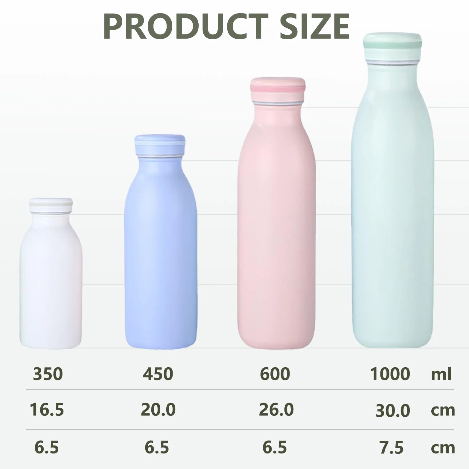 butelka na wodę izolacja próżniowa, 350 ml, stal nierdzewna, butelka sportowa, wolna od BPA, szczelna na 12 godzin gorących i zimnych napojów, kawa, mleko, do domu, pracy, siłowni i podróży
