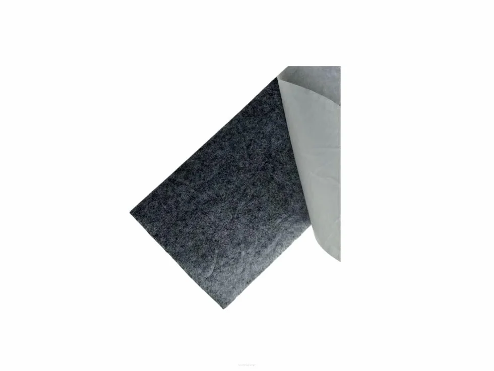 Bertoni Taśma filcowa samoprzylepna 3 cm × 1,5 m czarna 4 mm 350 g/m²