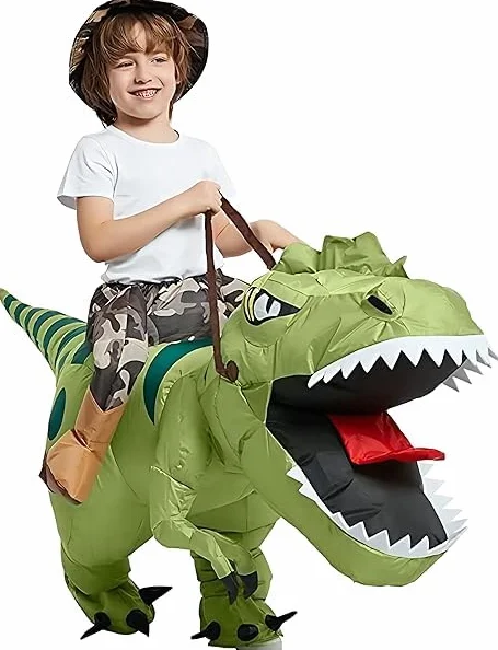 FXICH Nadmuchiwany kostium Dion dla dorosłych dinozaura, kostium dinozaura, kostium karnawałowy, imprezę, dinozaur, kostium dla mężczyzn i kobiet