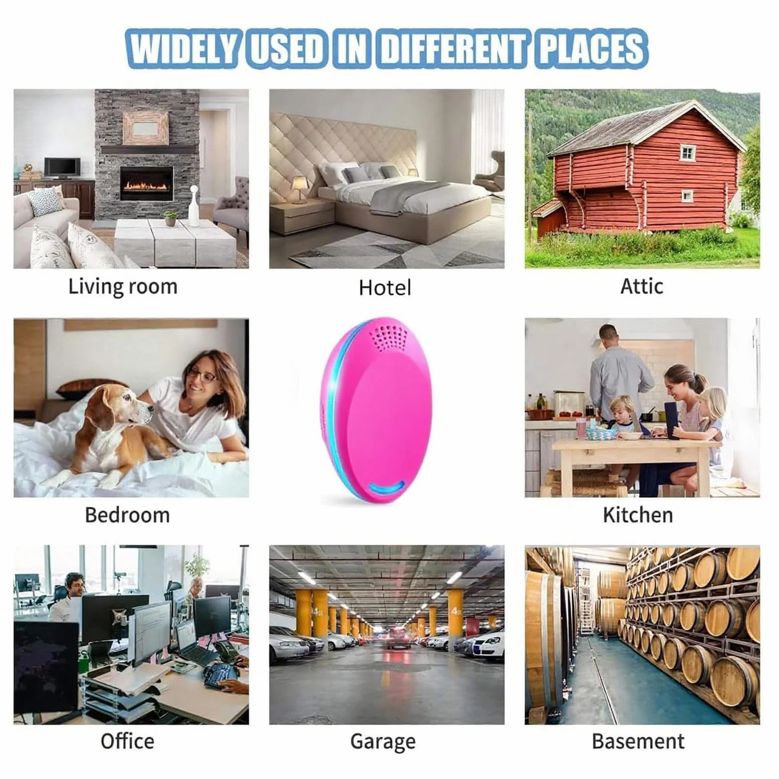 Pink 3 Pack Easy to Use Indoor