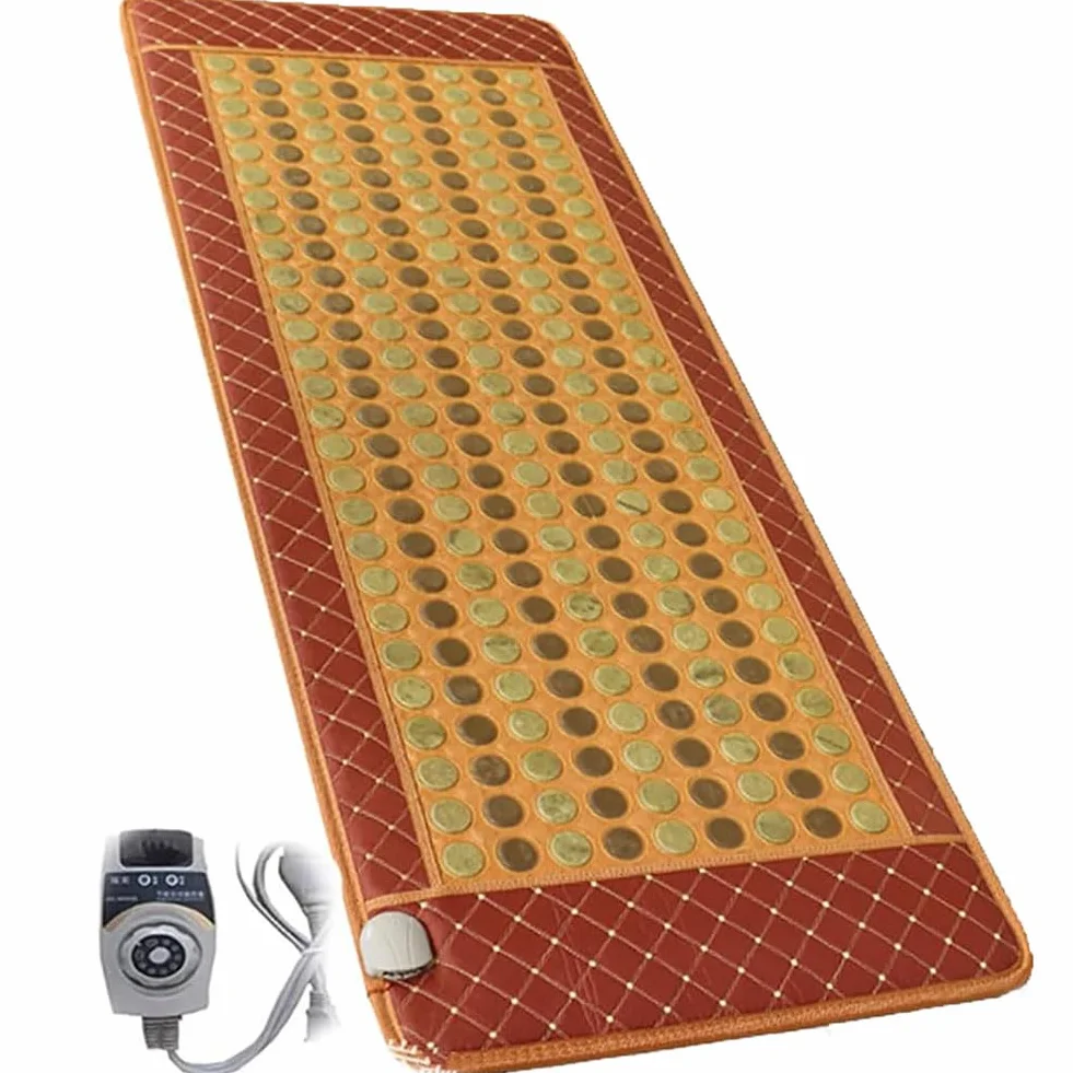 Mata Grzewcza Z Turmalinu Jadeitowego, Poduszka Na Podczerwień 70x190 cm, Regulowana Temperatura