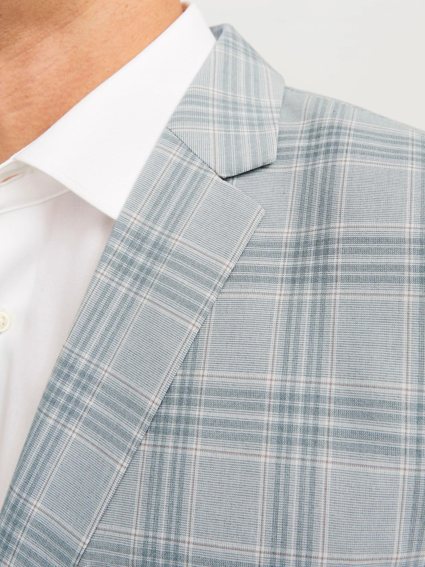 JACK & JONES marynarka Mężczyźni Jprfranco Check Blazer Sn