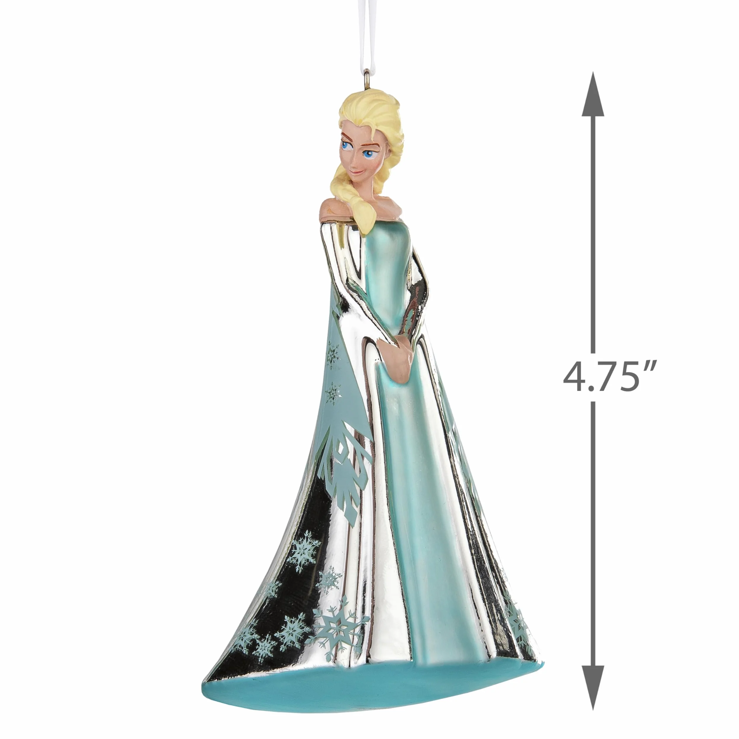 Hallmark Elsa Królowa Śniegu Dmuchana Ozdoba Szklana, Kraina Lodu, Ozdoba Wisząca Disneya, Świąteczna Ozdoba Wisząca, Prezenty na Boże Narodzenie
