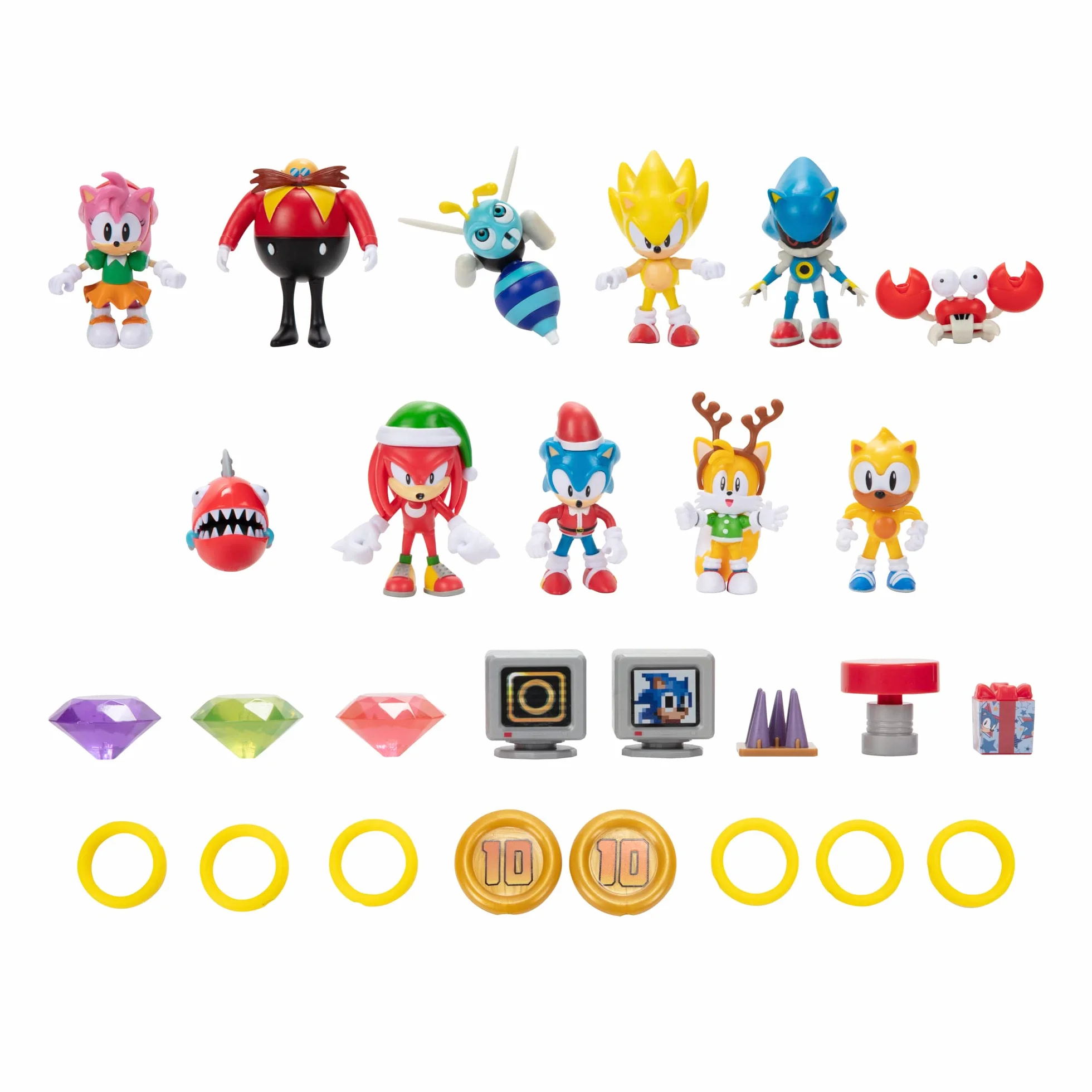 Sonic The Hedgehog 414454 Figurki akcji kalendarz adwentowy