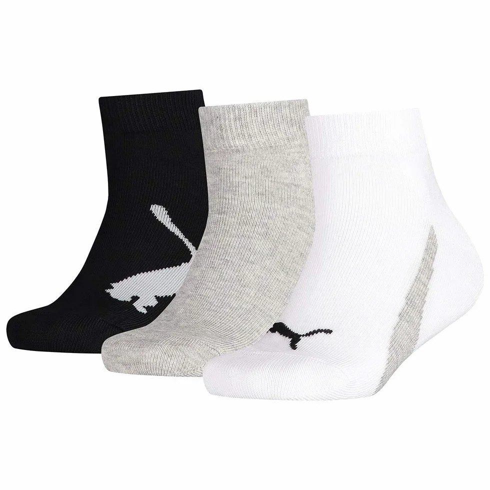 PUMA Bwt Quarter Skarpety Uniseks - dzieci , biały/szary/czarny. , 34