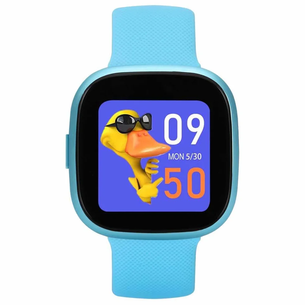 Garett Smartwatch KIDS FIT - Zegarek Smart Dziecięcy - IP67, Bluetooth GPS Fitness Monitor Snu, Aplikacja Trybu Sportowego Krokomierz, Niebieski