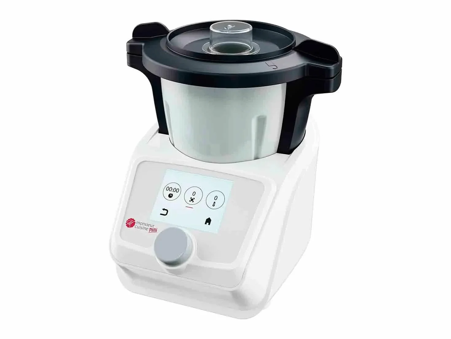 Monsieur Mini robot kuchenny dla dzieci z miską, parowarem, blenderem