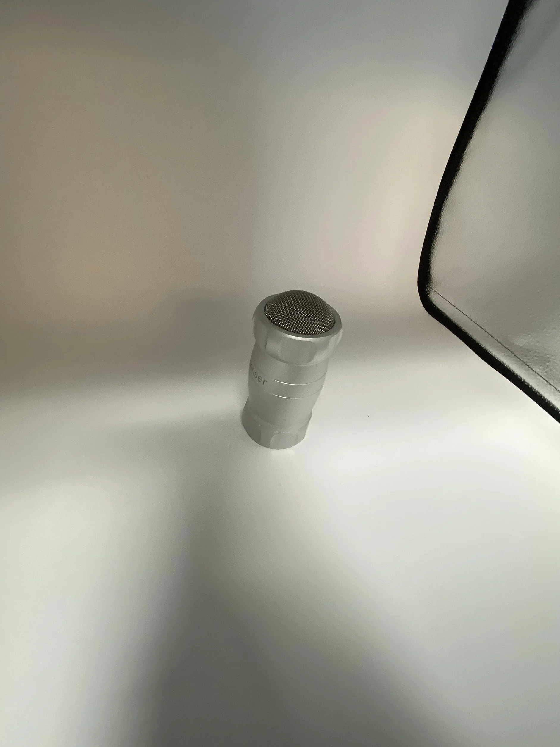 Dispenser Marcato srebrny - sito mąka, kakao, cukier puder