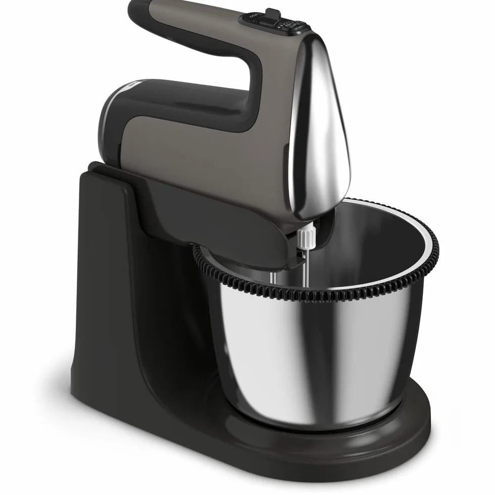 TEFAL HT654E38 Powermix Silence mikser ręczny z obrotową misą 2,5L 600W czarny
