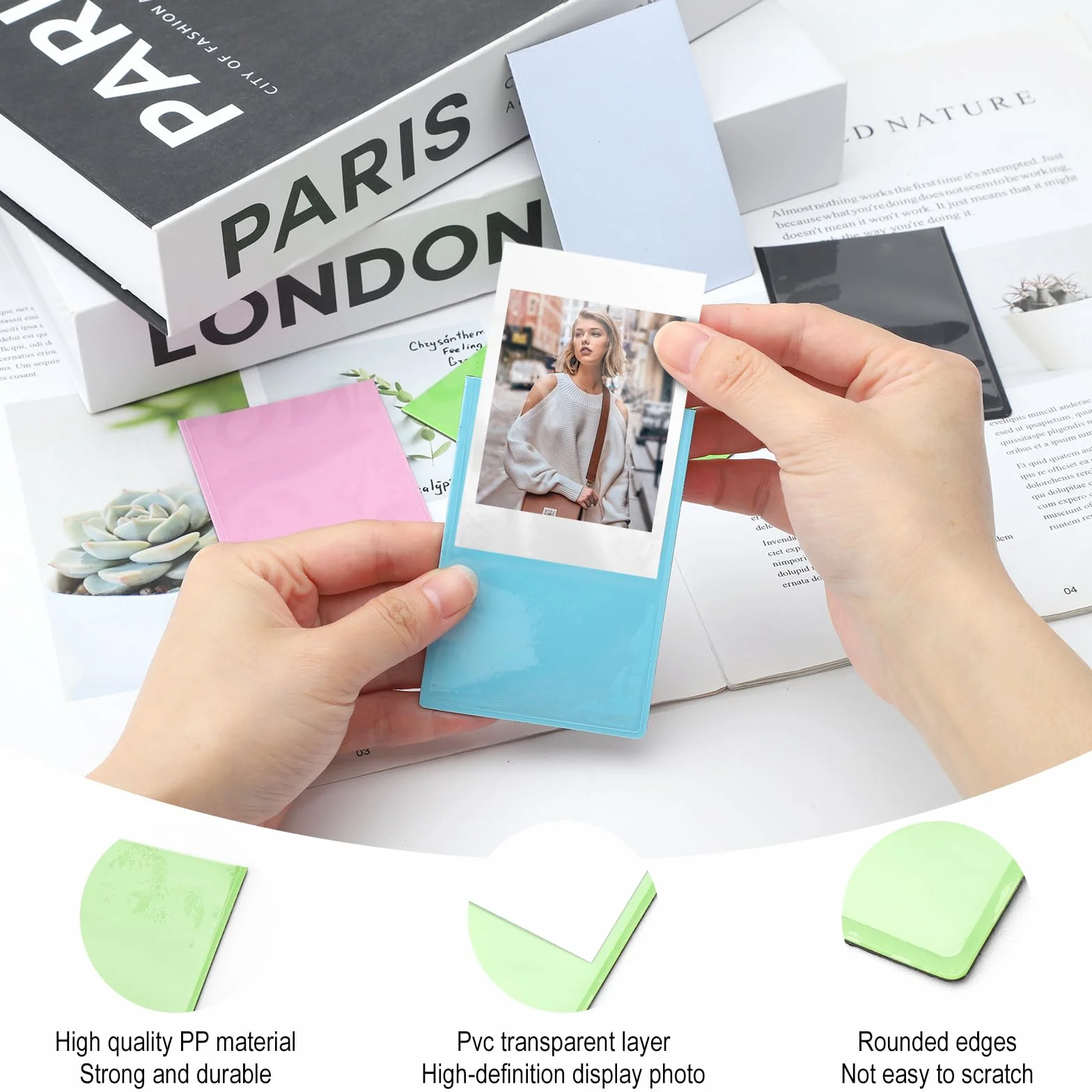 HENGBIRD Magnetyczna ramka na zdjęcia 10 sztuk do Instax Mini