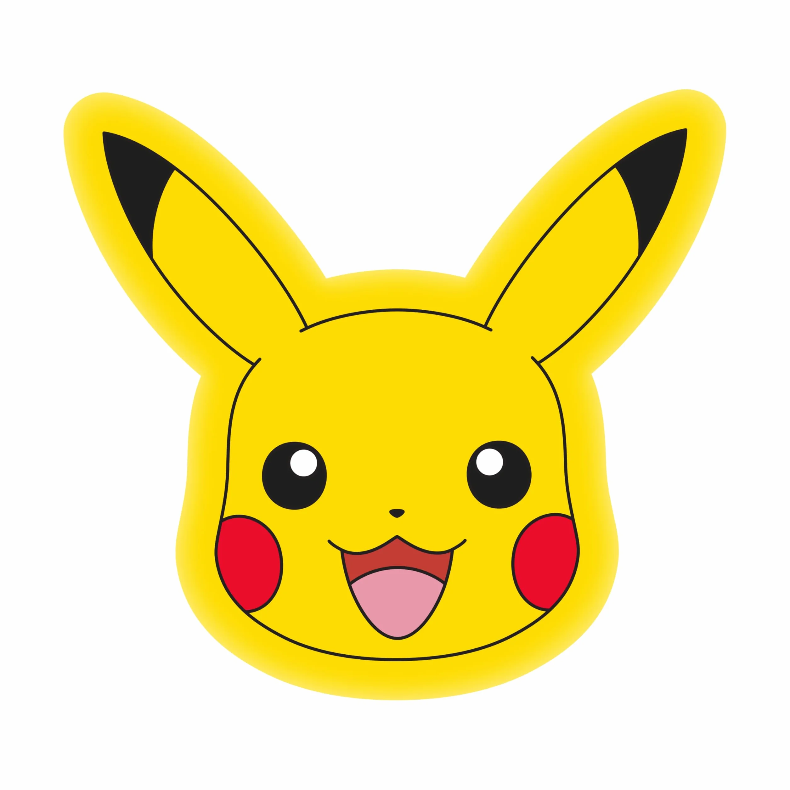 Character World oficjalna poduszka Pokemon Pikachu plusz 35 cm x 35 cm