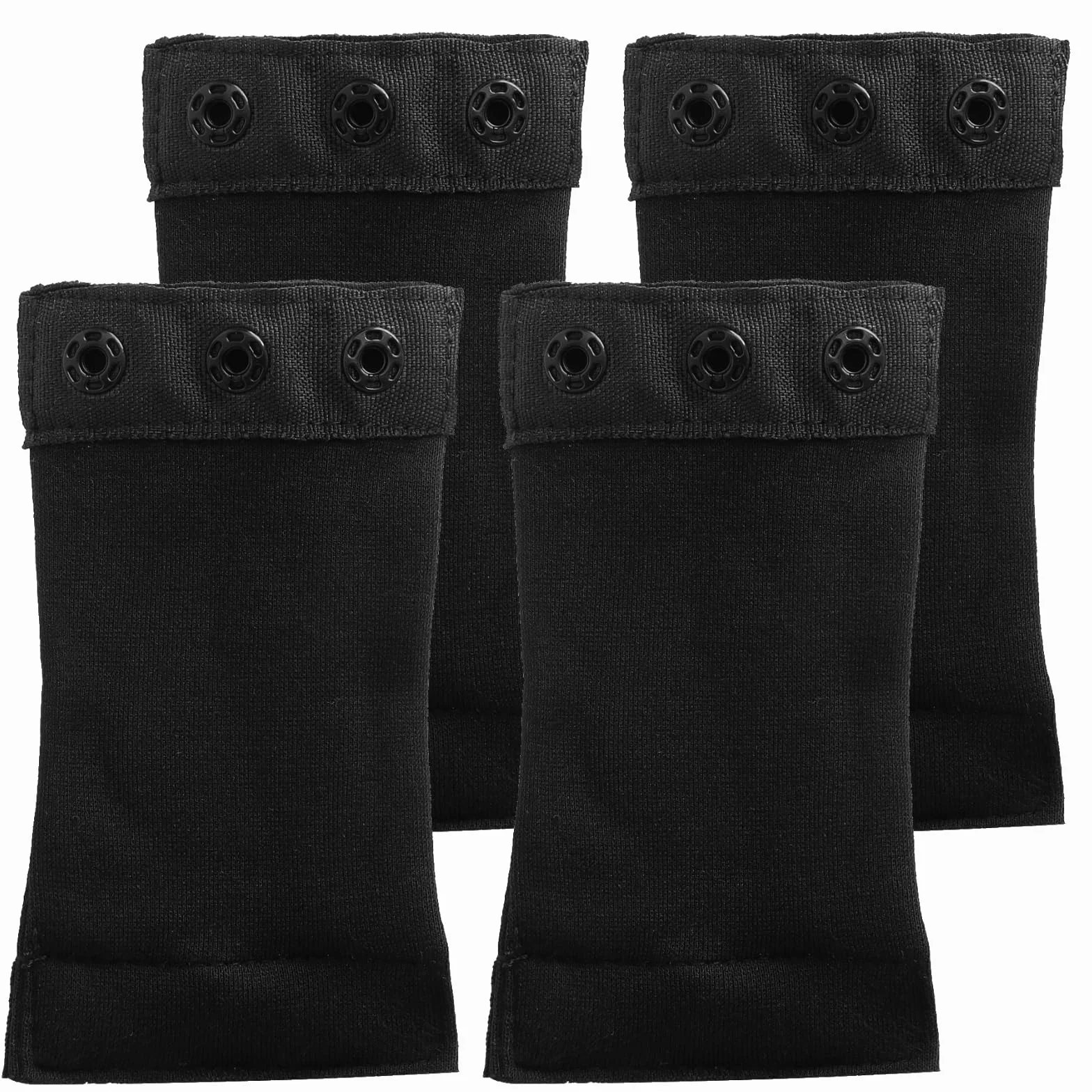4szt. Przedłużacz do body damskiego z 3 plastikowymi zatrzaskami, regulowany, do body redukcyjnych kobiet i modelujących sylwetki, kompatybilny z shapewear, czarne body i body damskie z długim