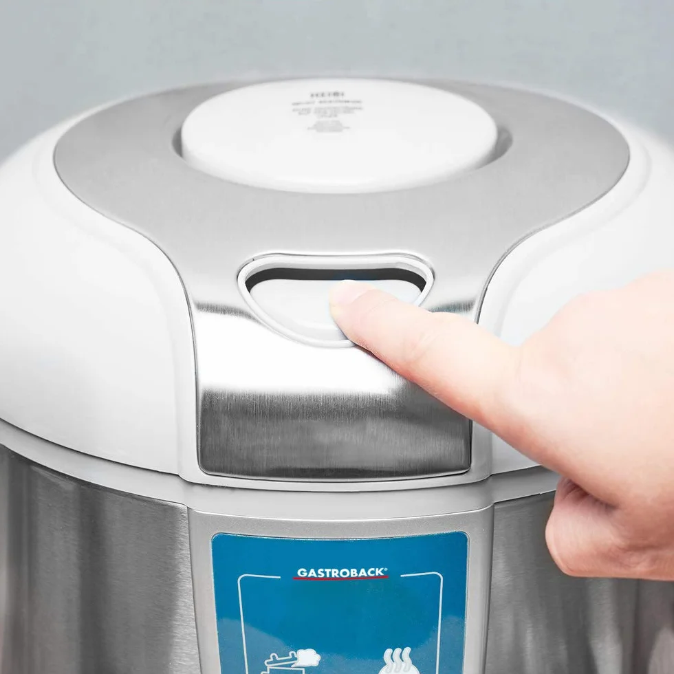 GASTROBACK Szybkowar do Ryżu 3L 450W z Powłoką Nieprzywierającą Szary