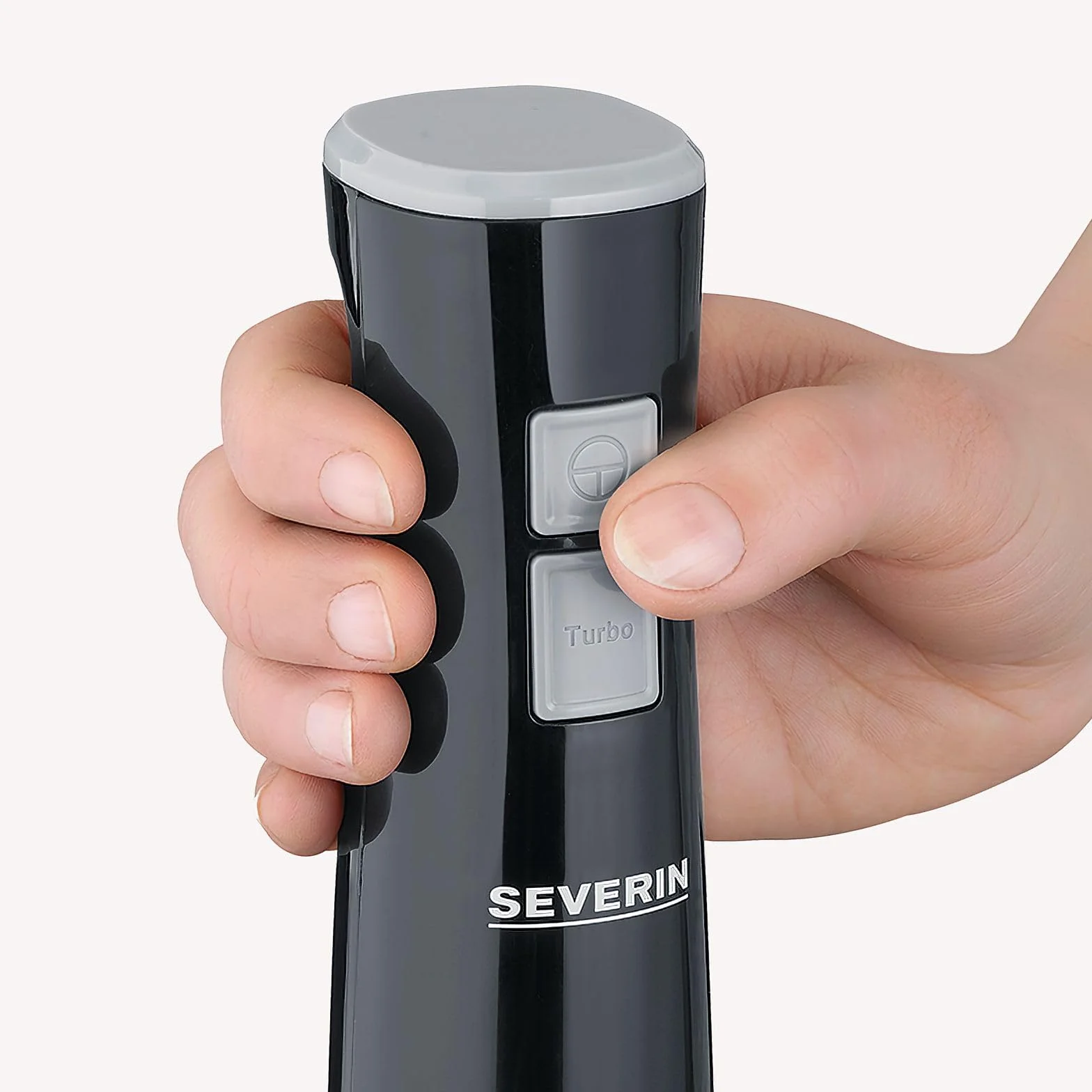 Severin blender ręczny SM 3770, z funkcja turbo, w 100% wolny od BPA, ze zdejmowaną końcówką mieszającą, moc 170 W, tworzywo sztuczne