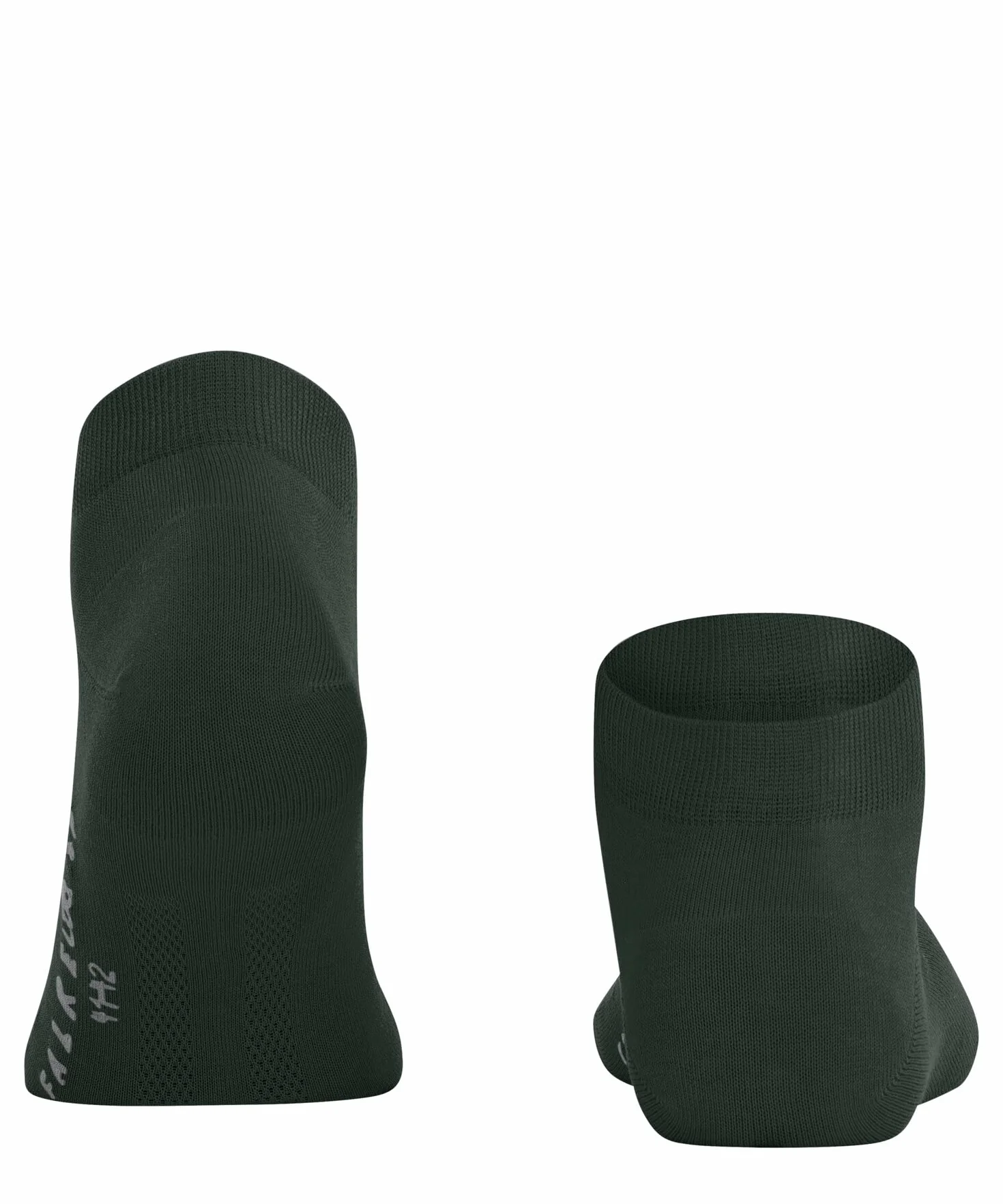 FALKE Mężczyźni Skarpety do trampek Cool 24/7 M Sn Bawełna krótkie jednokolorowe 1 Para, Zielony Hunter Green 7441, 43-44