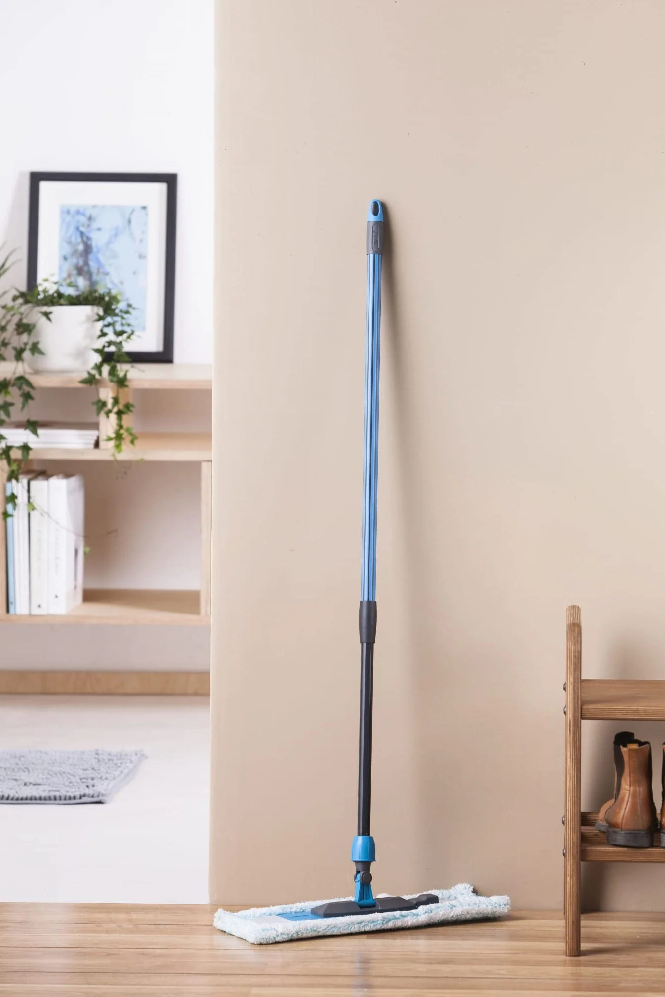 YORK Mop Płaski POWER COLLECT z Mikrofibry do Mycia Podłogi na Sucho i Mokro