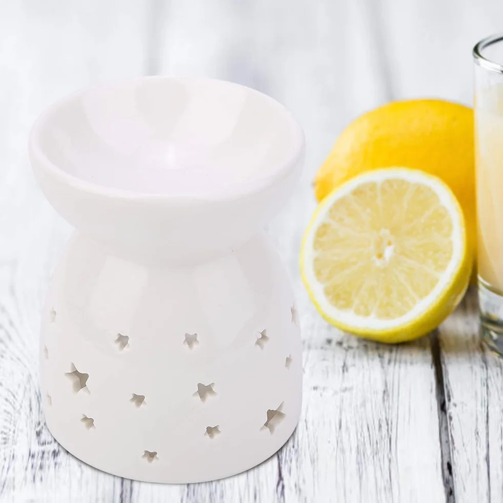 Ceramiczny świecznik wieczorowy, zapachowa Palnik Świeca Kadzidło Kuchenka do aromaterapii (3#)
