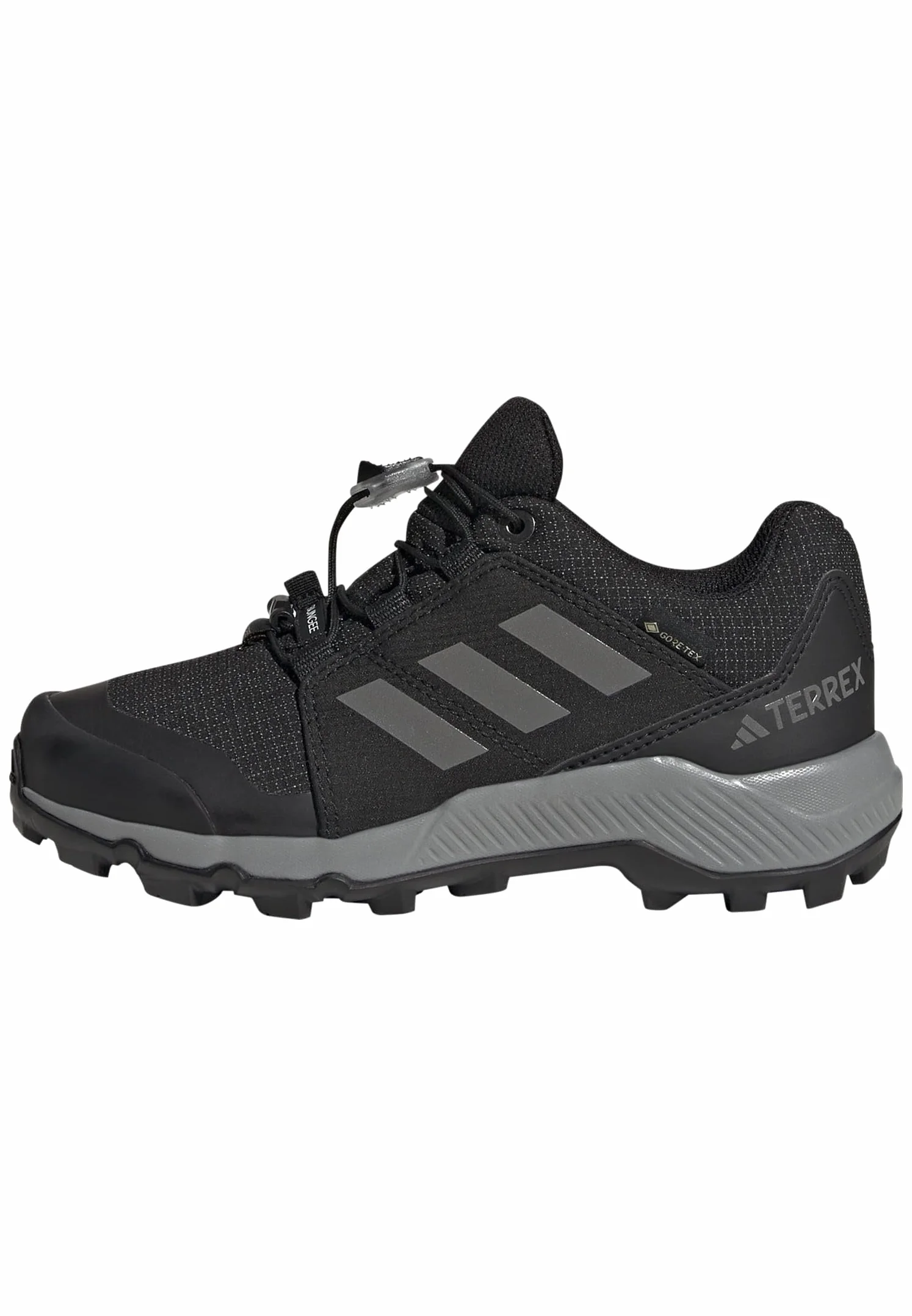 adidas Uniseks - dzieci Terrex Gore-Tex Hiking Kids Shoes, Core Black/Grey Three/Core Black, 34 EU