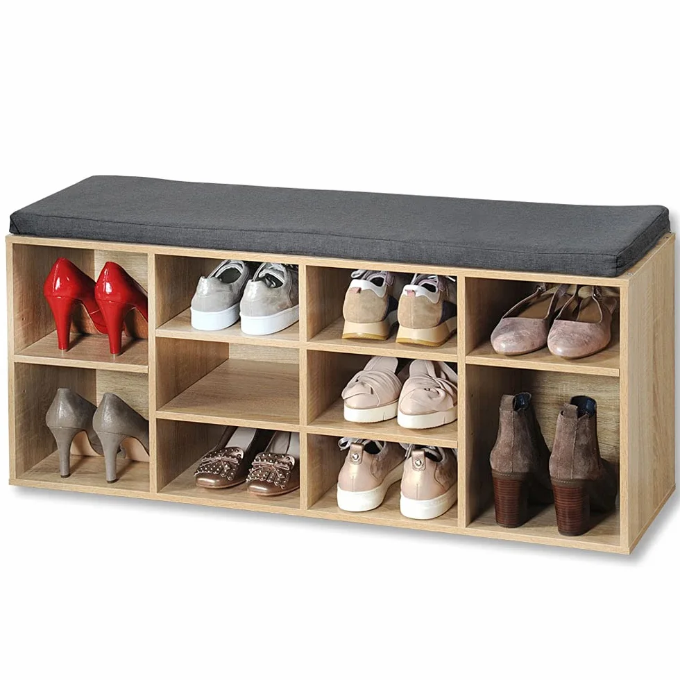 Kesper Szafka na buty z poduszką do siedzenia płyta pilśniowa 103,5x48x29,5 cm brązowy