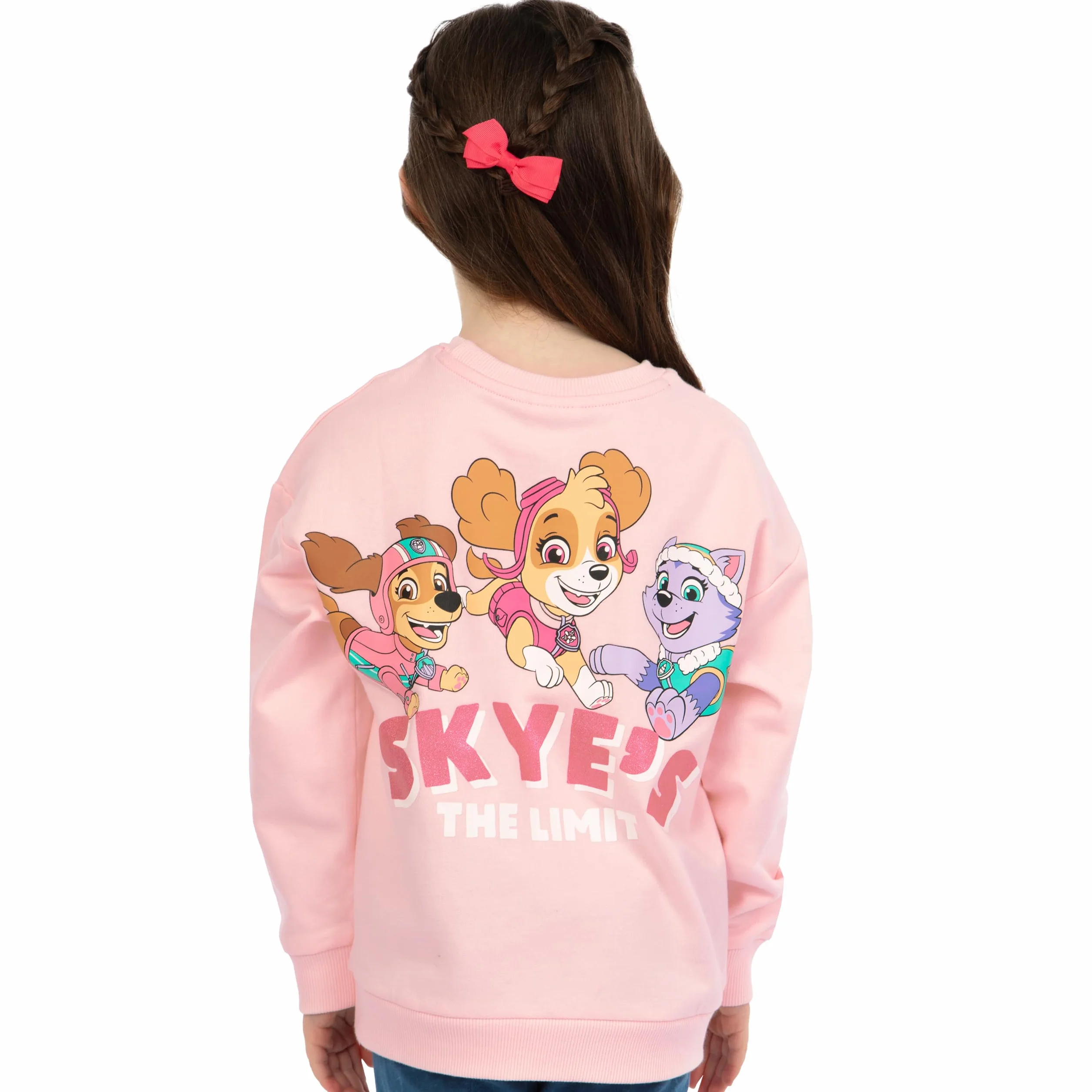 PAW Patrol Bluza | Bluza dla Dziewczynki | Skye Bluzy dla Dziewczynek | Błyszcząca Bluza dla Dzieci