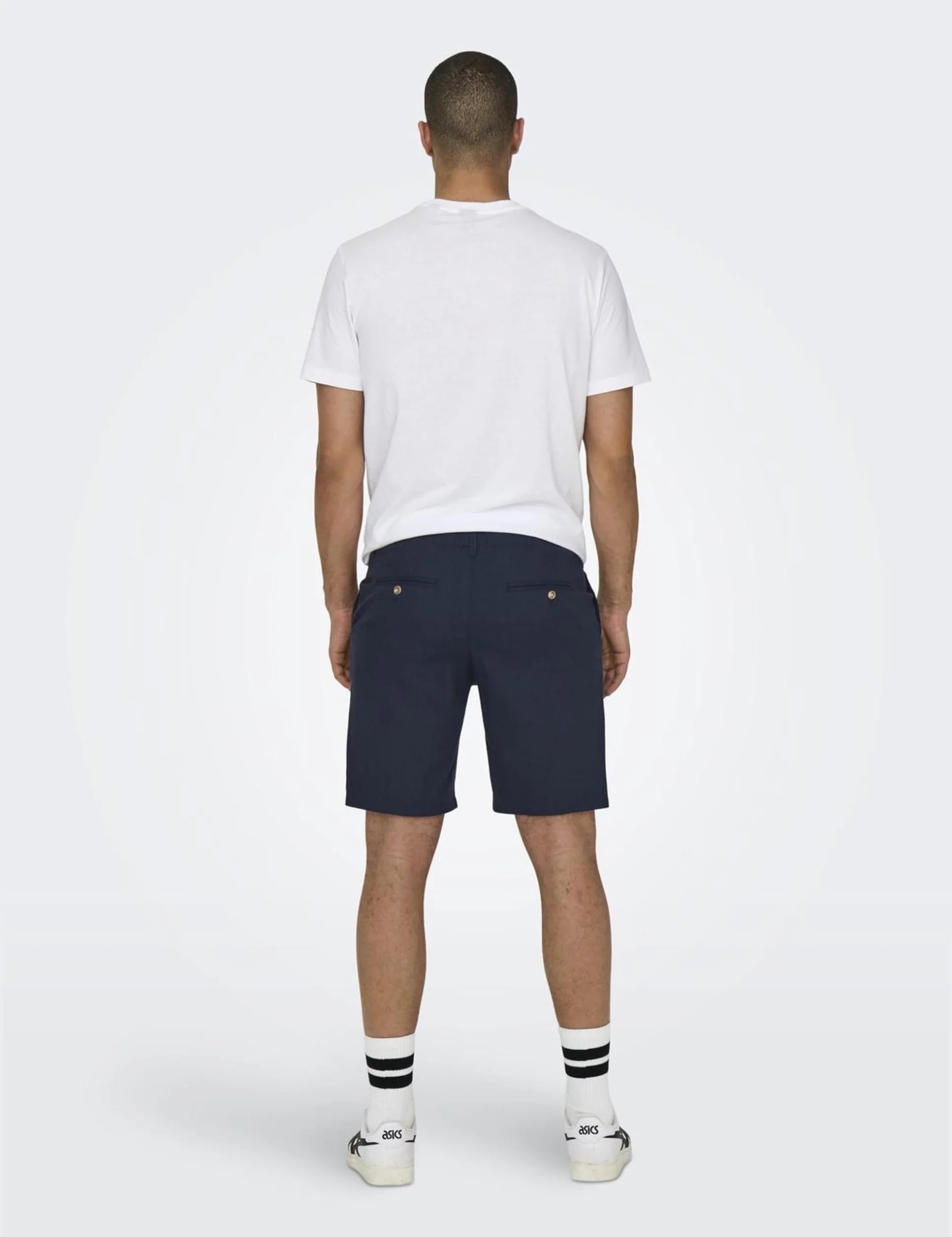 Only & Sons Onsleo Linen Mix 0048 Shorts - Shorty Mężczyźni
