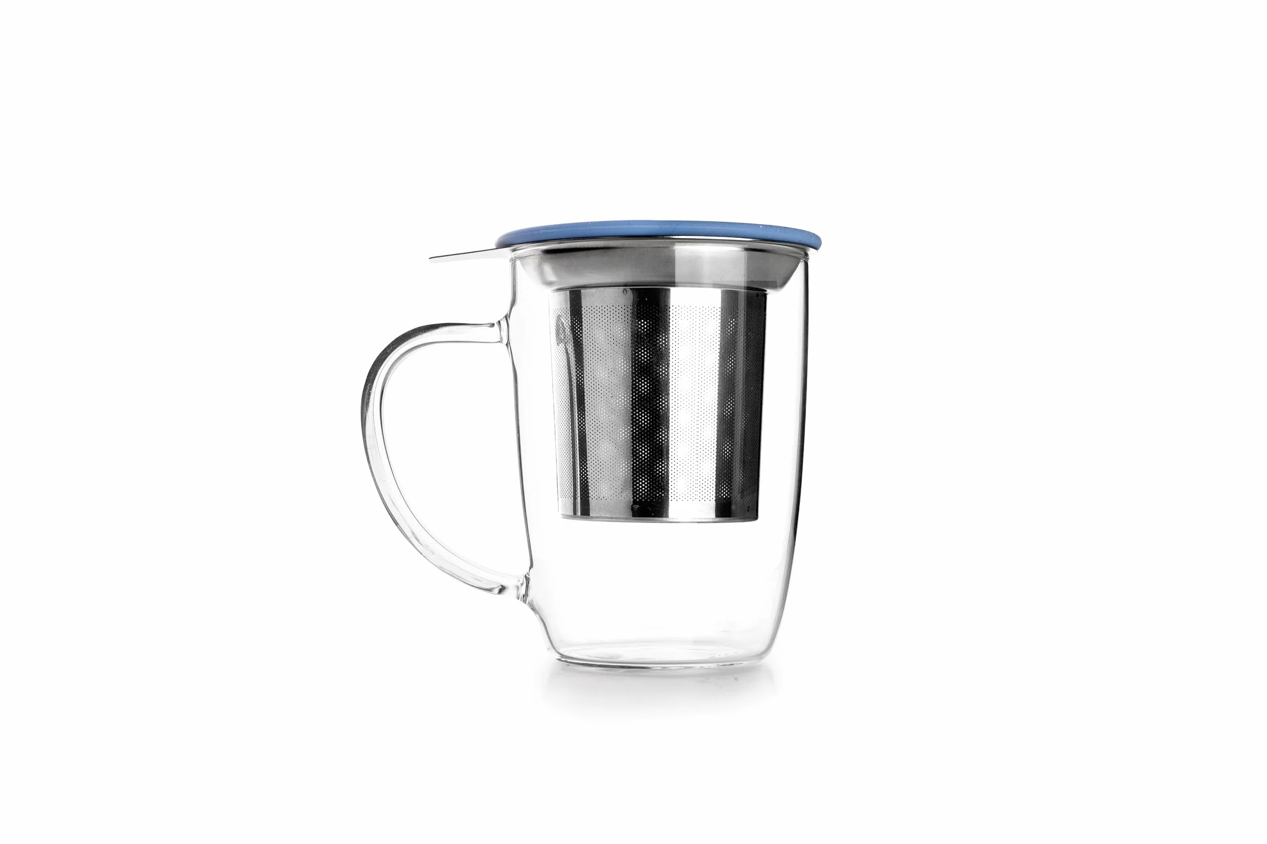 IBILI Kubek do herbaty z filtrem i pokrywką borokrzemowy 450 ml