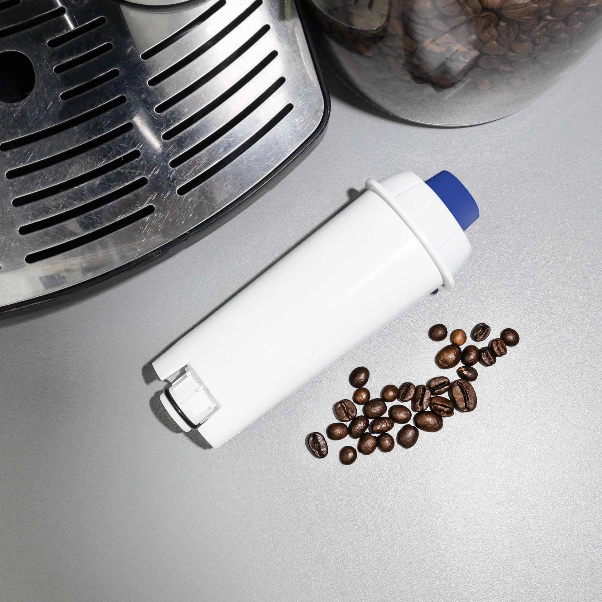 Aquafloow Filtr Wody do Ekspresu DeLonghi DLSC002 – Kompatybilny z DeLonghi® Magnifica® S, Eletta® Explorer, Dinamica®, PrimaDonna® i Serią ECAM – Wymienny Filtr do Ekspresów do Kawy (6x)
