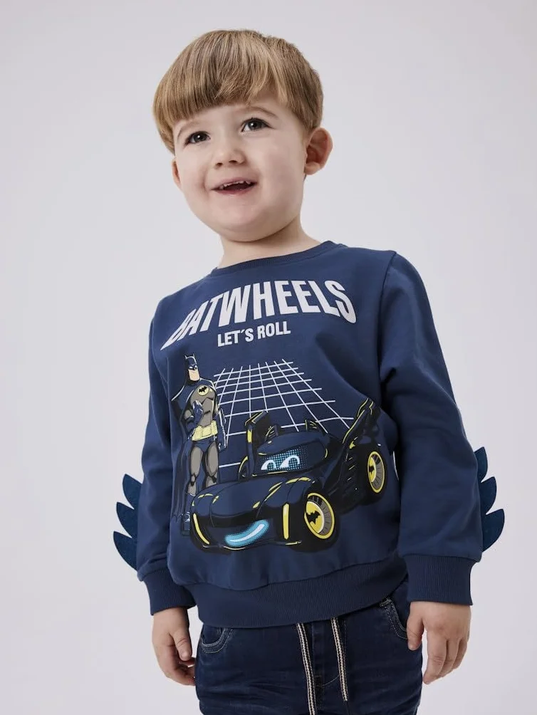 NAME IT Bluza chłopięca Batwheels