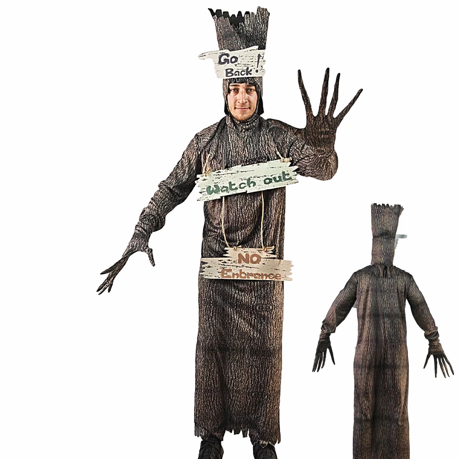 Strój Horror Straszny Kostium Drzewa Na Imprezy Cosplay | Upiorne Przebranie Elementy Cosplay dla Dzieci Dorosłych Mężczyzn Kobiet Klubów Sceny Festiwalu Imprezy Maskarady