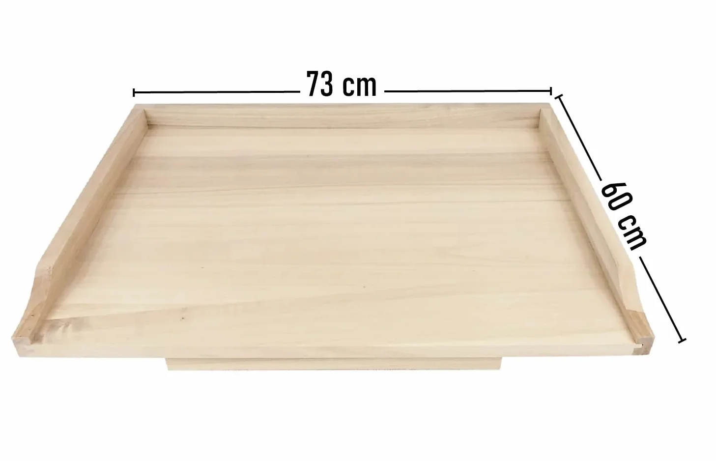 Drewniana stolnica 73 x 60 cm do wyrabiania ciasta na chleb