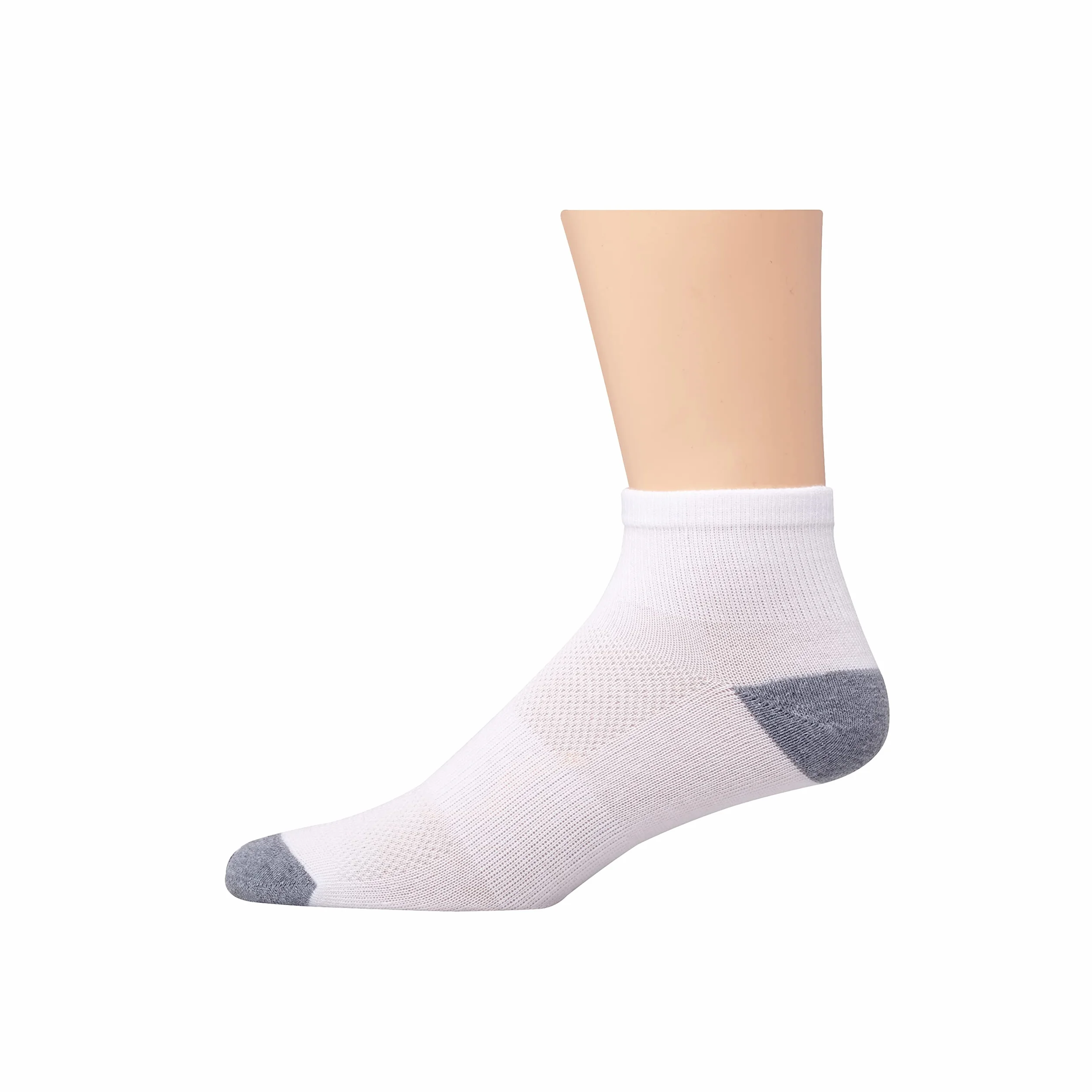 Hanes Męskie skarpety FreshIQ™ X-Temp® 12 szt. (LTAC16) - białe -6-12 - 12 szt