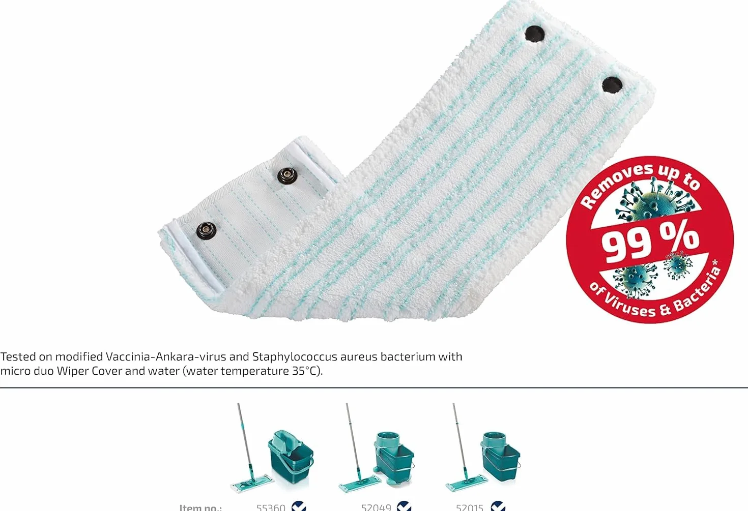 Leifheit Clean Twist XL micro duo nakładka z mikrofibry do podłóg
