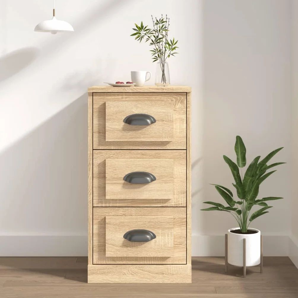 vidaXL Szafka, dąb sonoma, 36x35,5x67,5 cm, materiał drewnopochodny