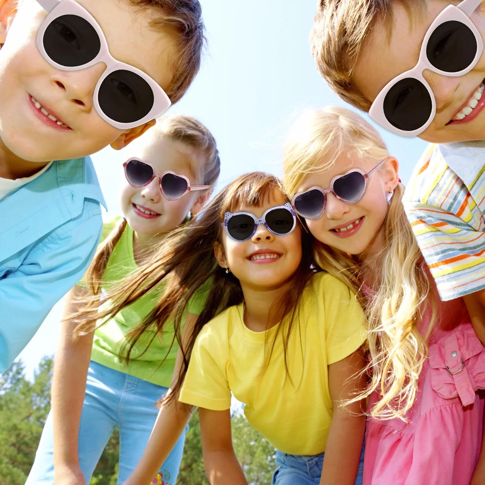 3 szt. Okulary przeciwsłoneczne dla dzieci, okulary przeciwsłoneczne dla dziewczynek, dziecięce okulary przeciwsłoneczne polaryzowane, okulary przeciwsłoneczne UV dla chłopców i dziewczynek