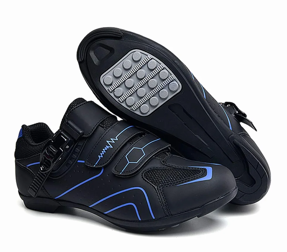 tangjiu Antypoślizgowe buty rowerowe, z włókna węglowego, sportowe, z odblaskowymi paskami, oddychające buty na rower miejski i górski