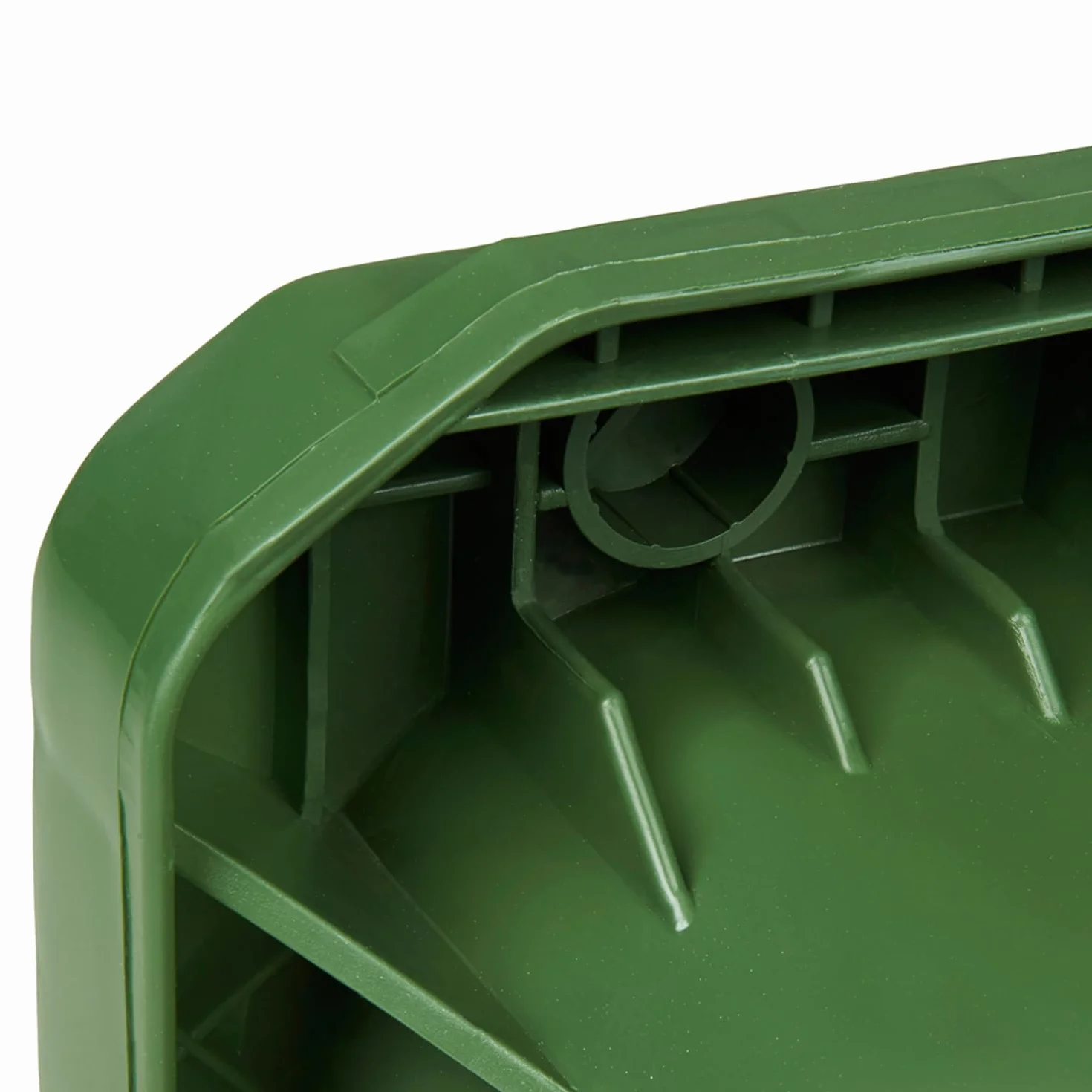Kosz na kosz na śmieci pojemnik na śmieci | 120 litrów | z kołami | Mechaniczny system podnoszenia | plastik | zielony kolor